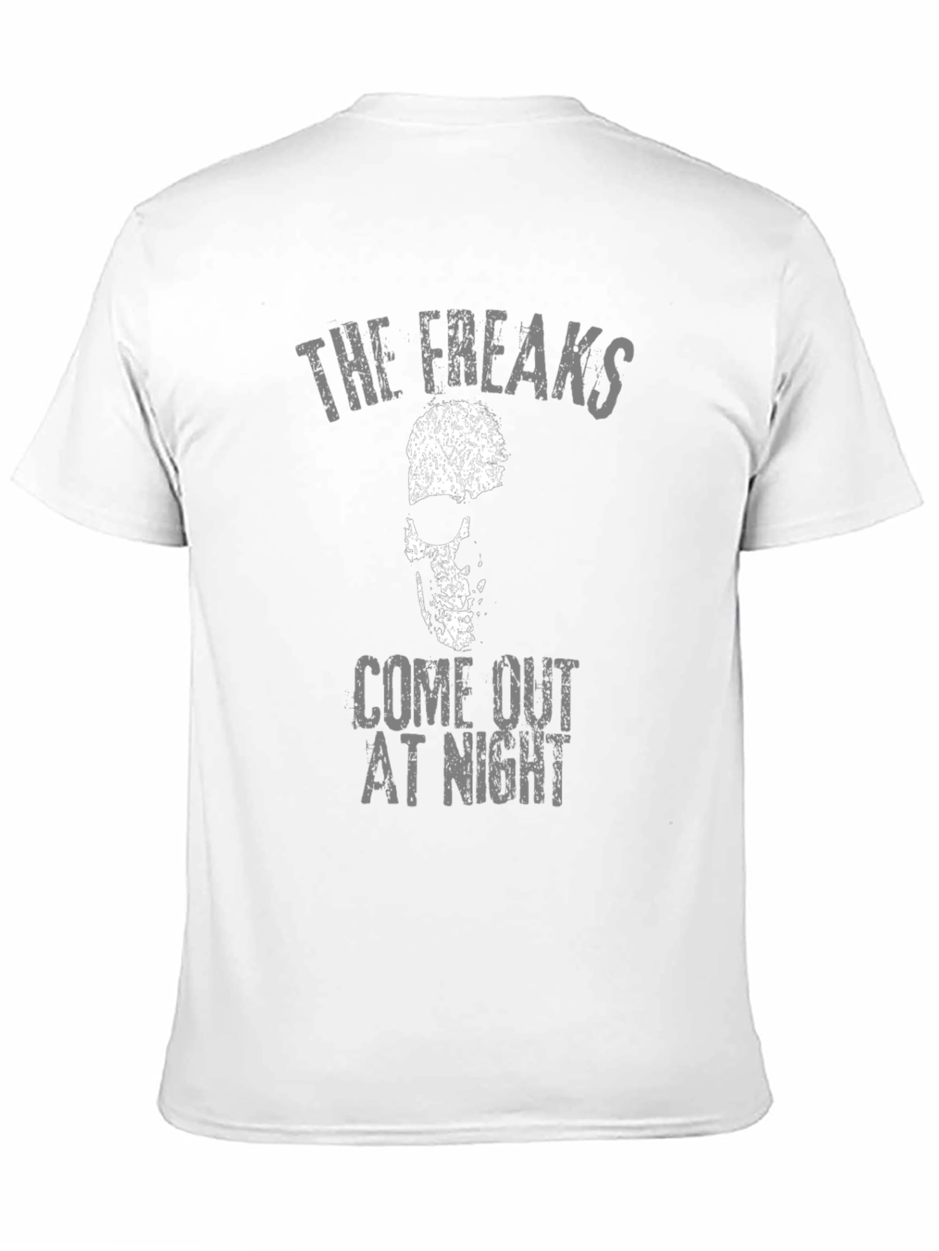 Freaks Come Out At Night Skull Graphic Tee