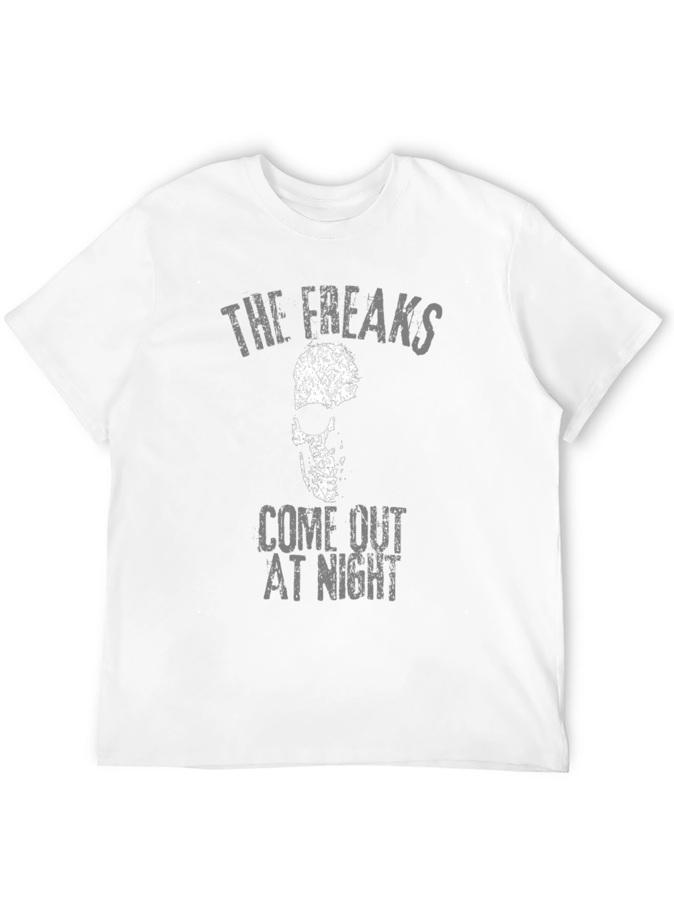 Freaks Come Out At Night Skull Graphic Tee