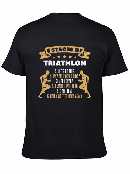 6 Stages of Triathlon T-Shirt