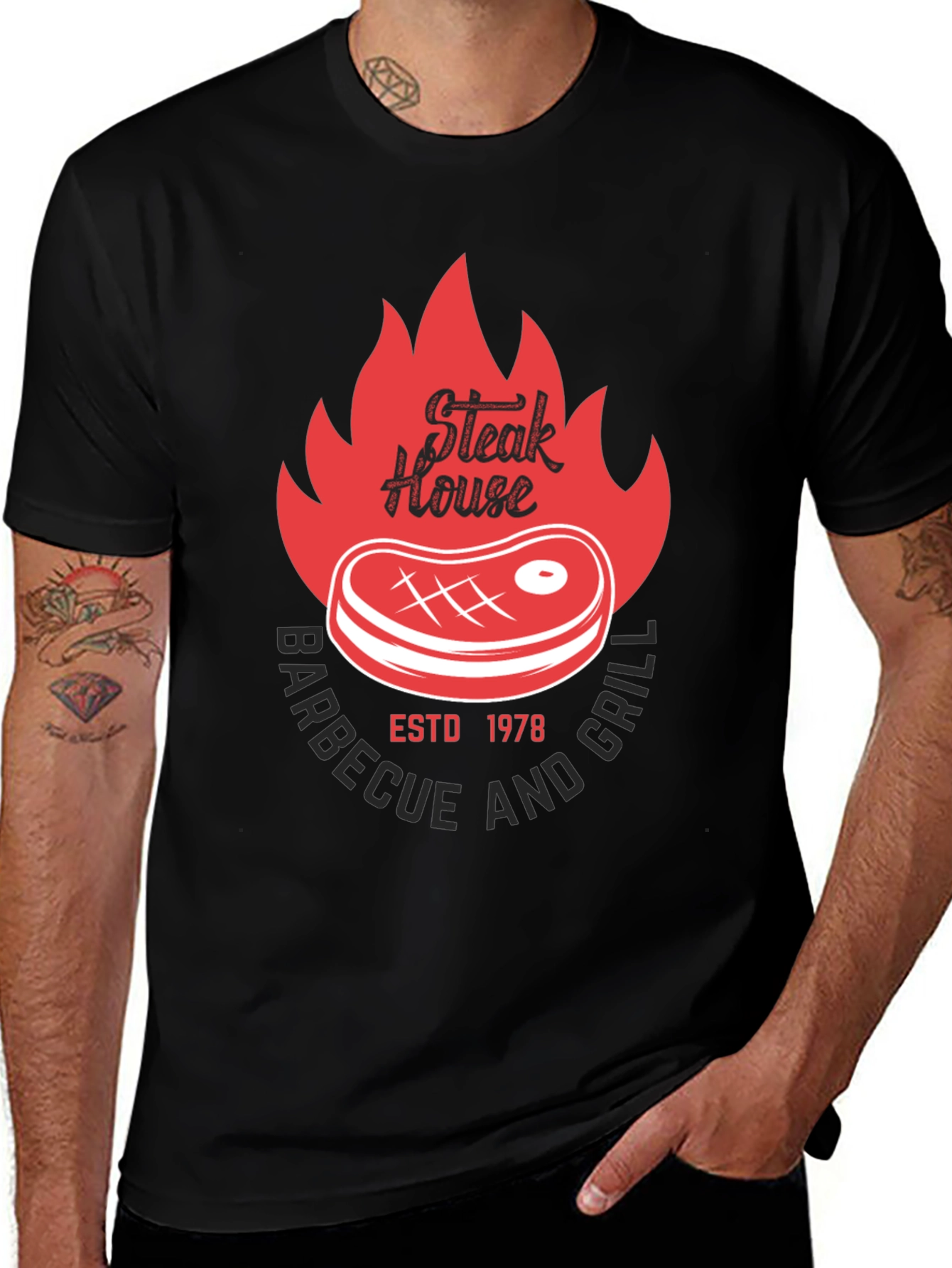 Steak House BBQ & Grill T-Shirt