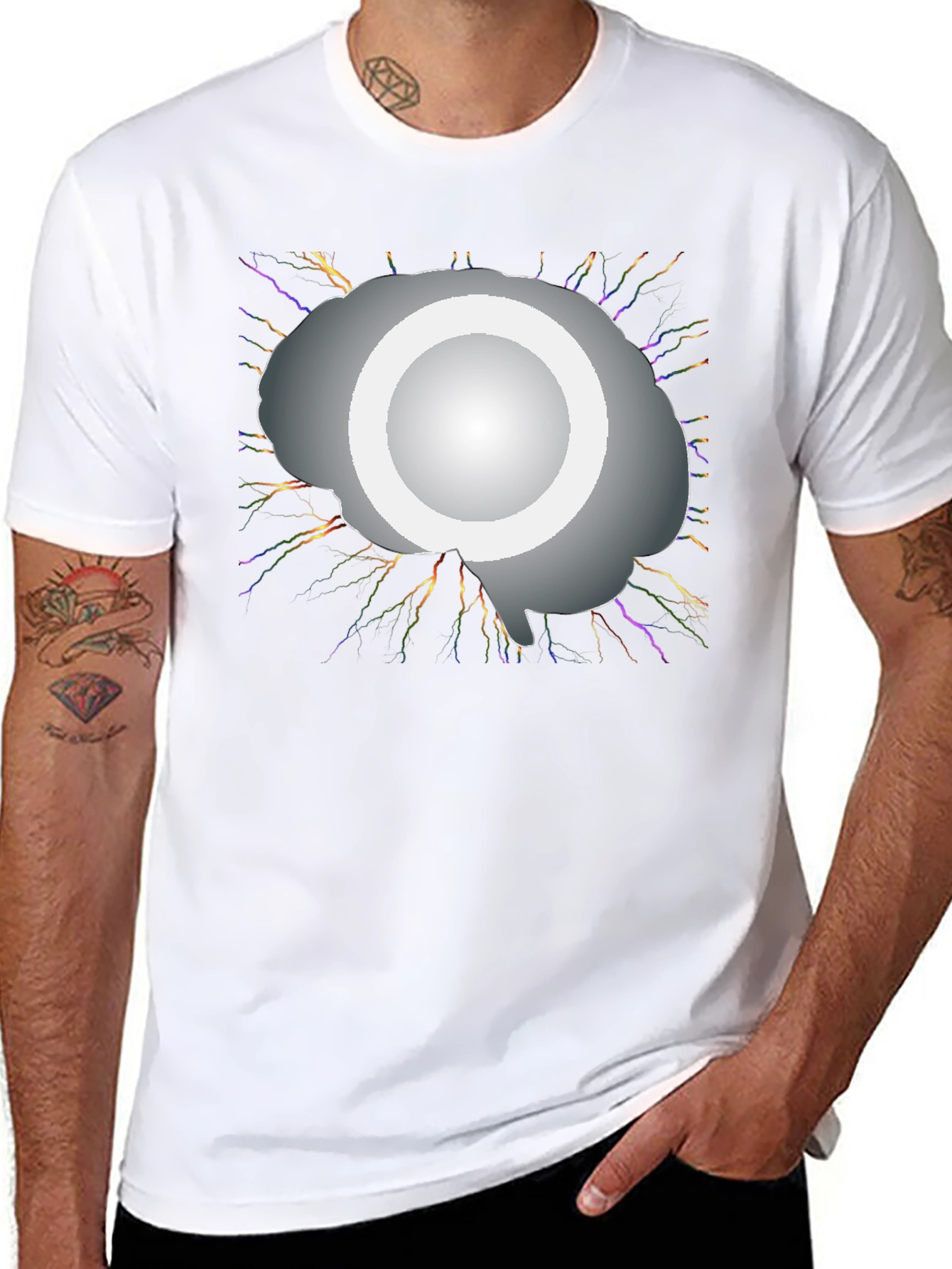 Brain Power Tee - Light Bulb Idea T-Shirt