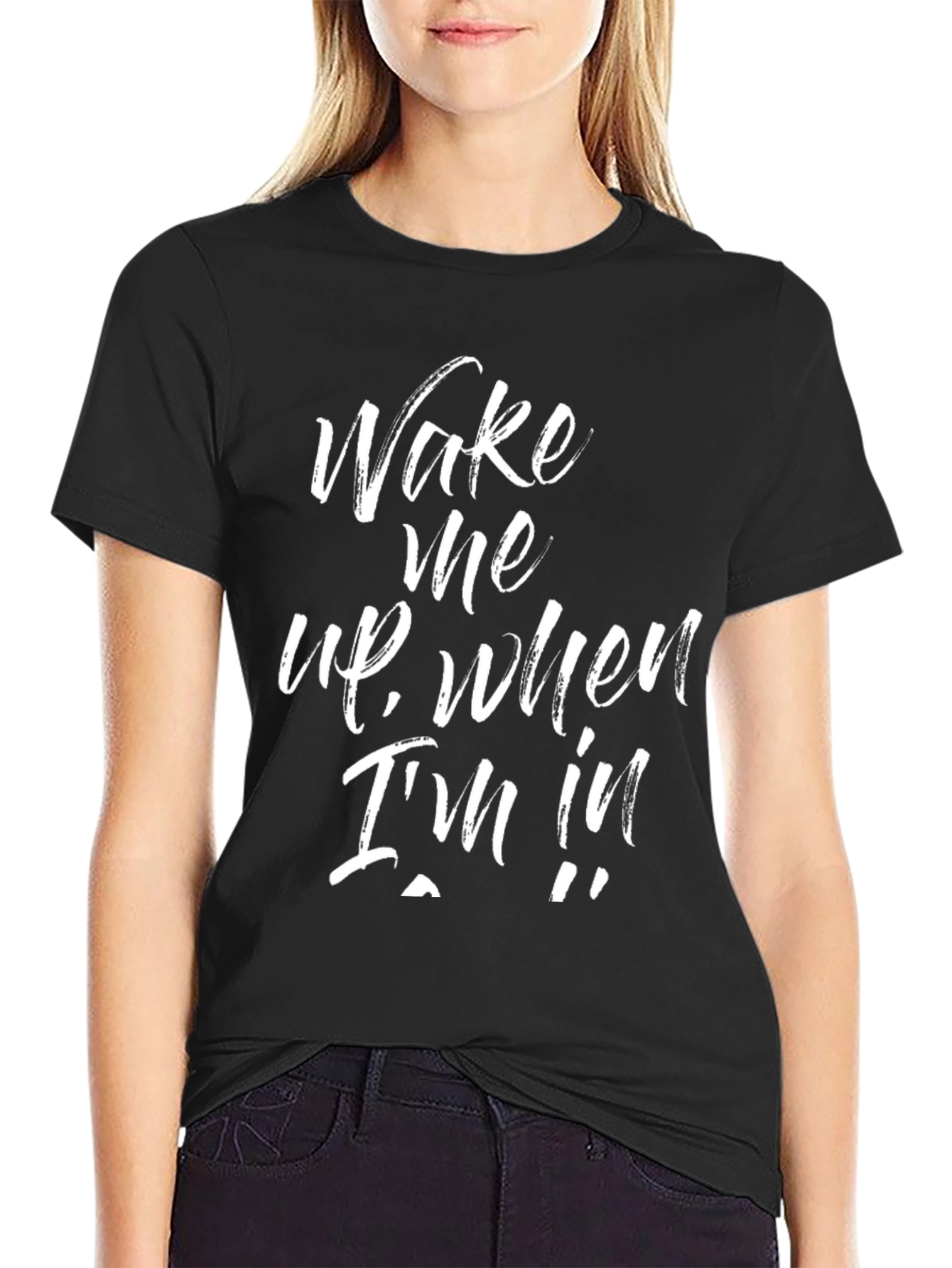 Wake Me Up T-Shirt - Funny Graphic Tee