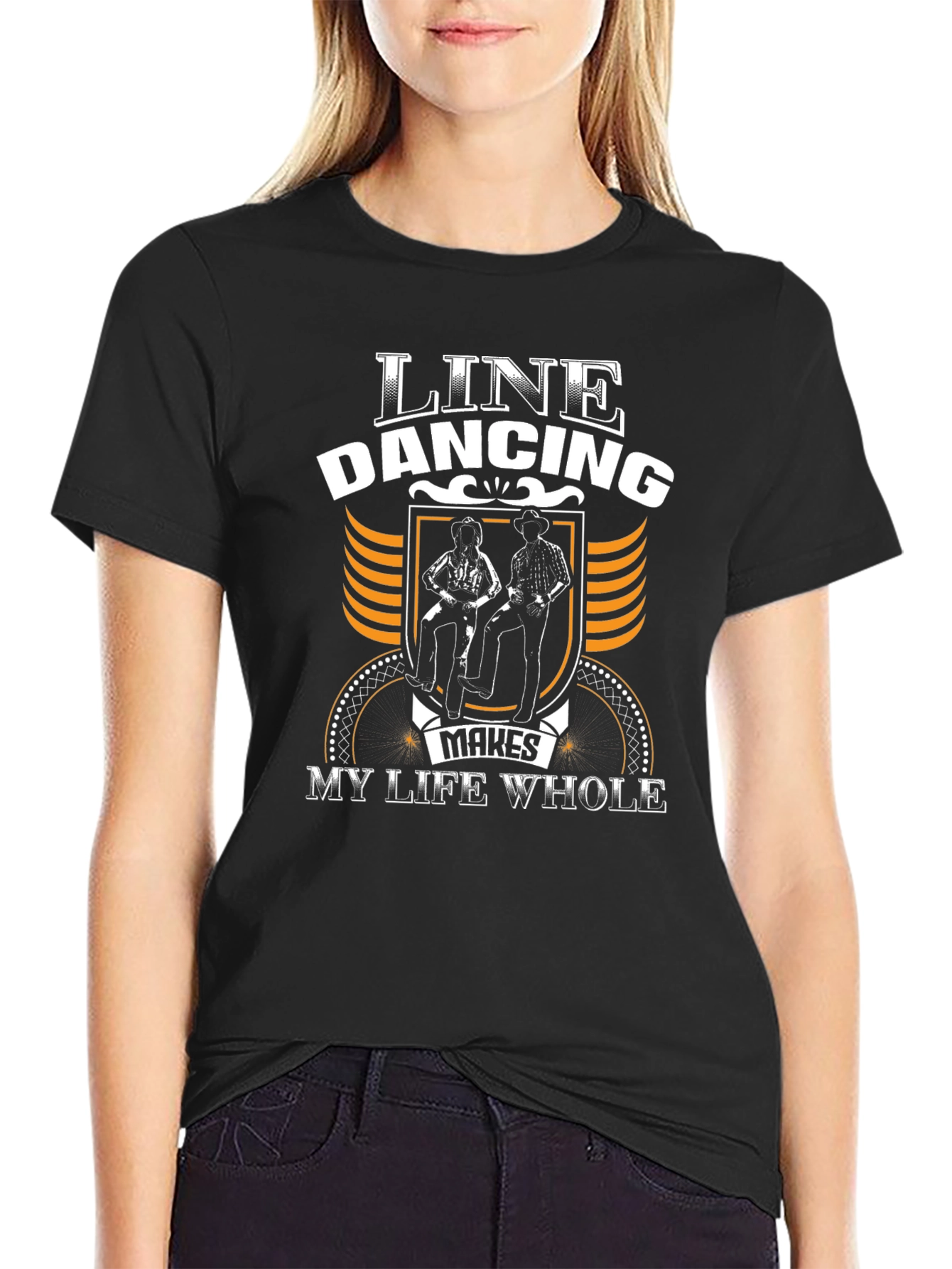 Line Dancing Makes My Life Whole T-Shirt