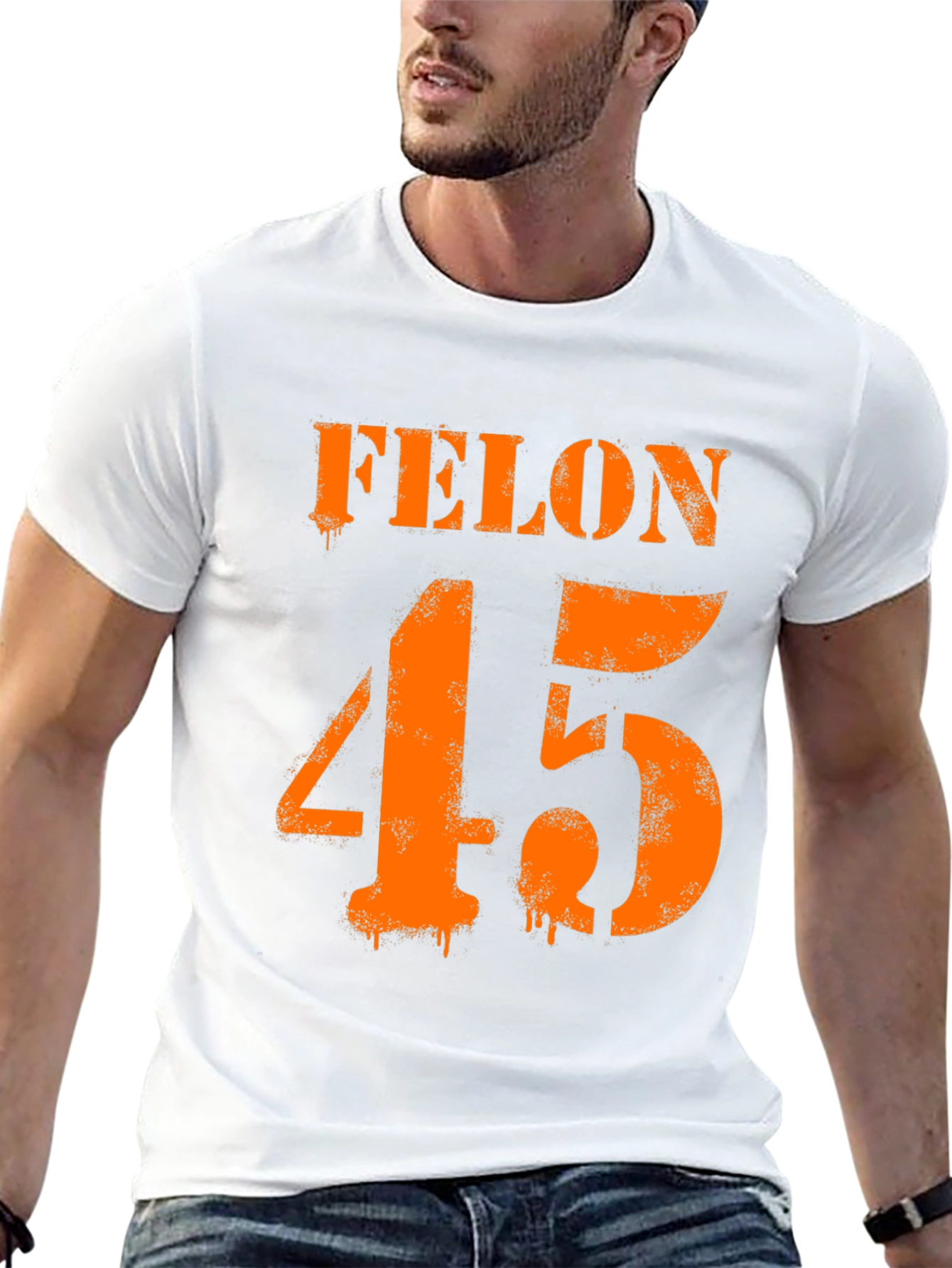 Felon 45 Graphic T-Shirt - Bold Statement Tee