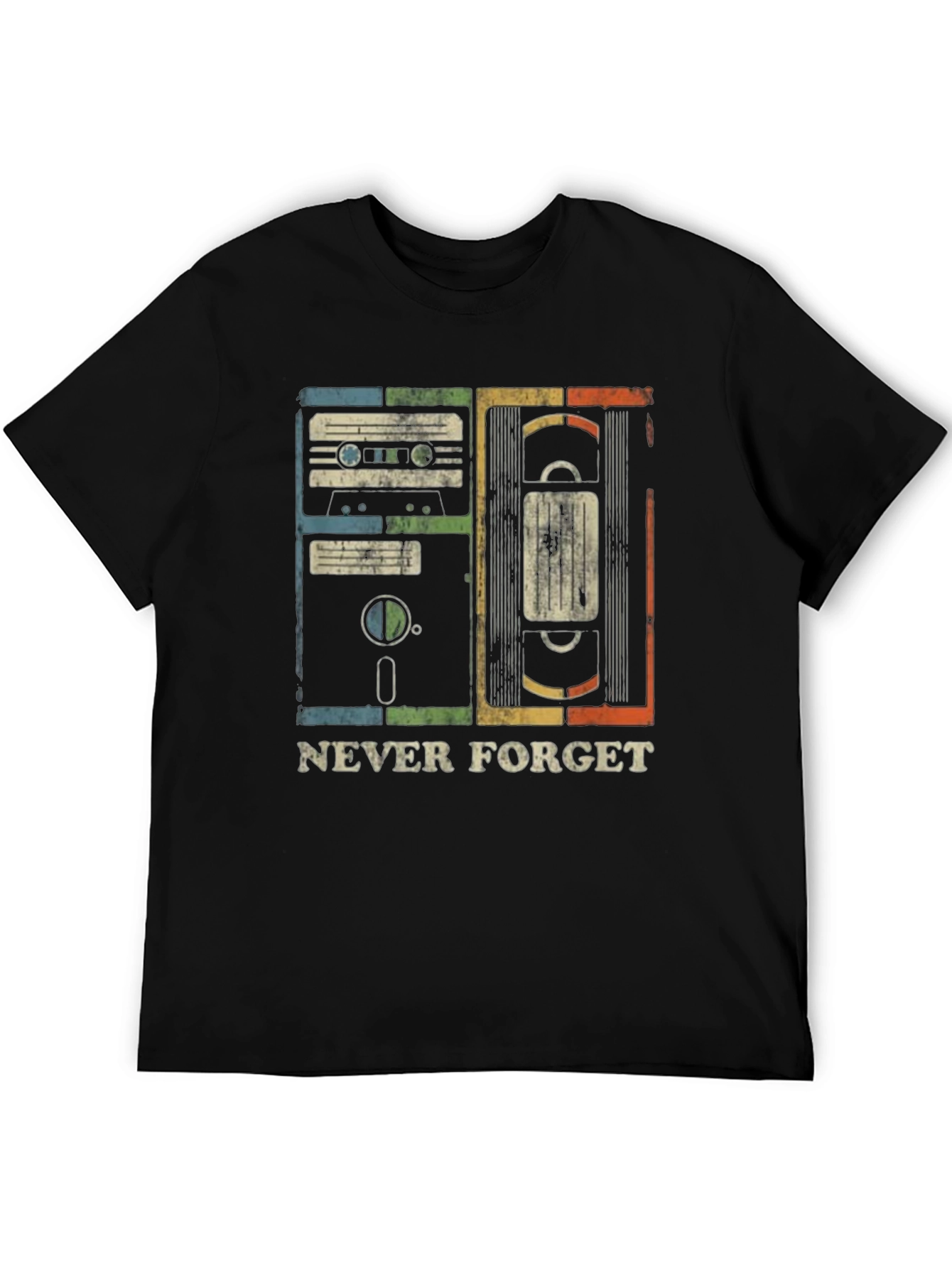 Retro Tech Never Forget Graphic Tee
