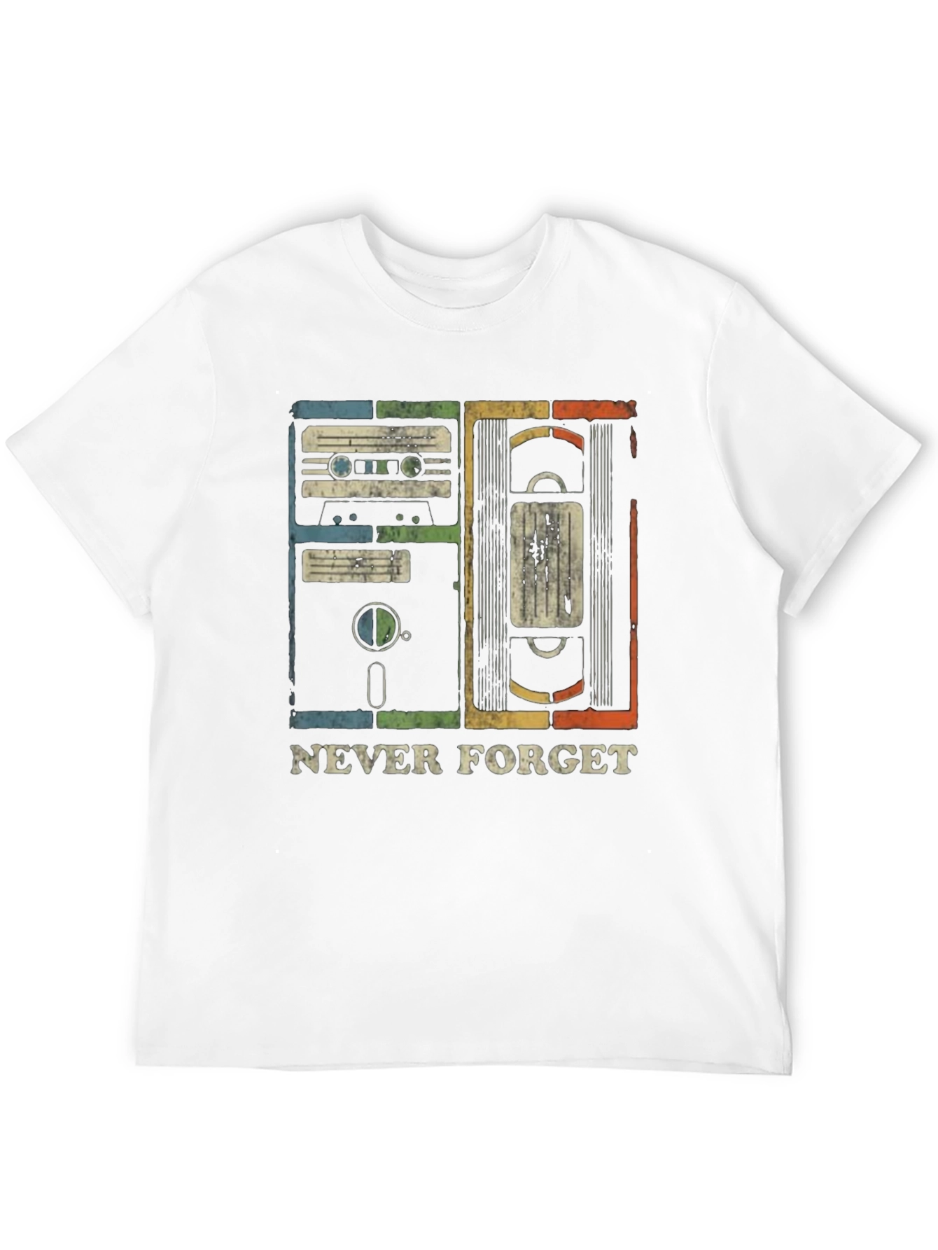 Retro Tech Never Forget Graphic Tee