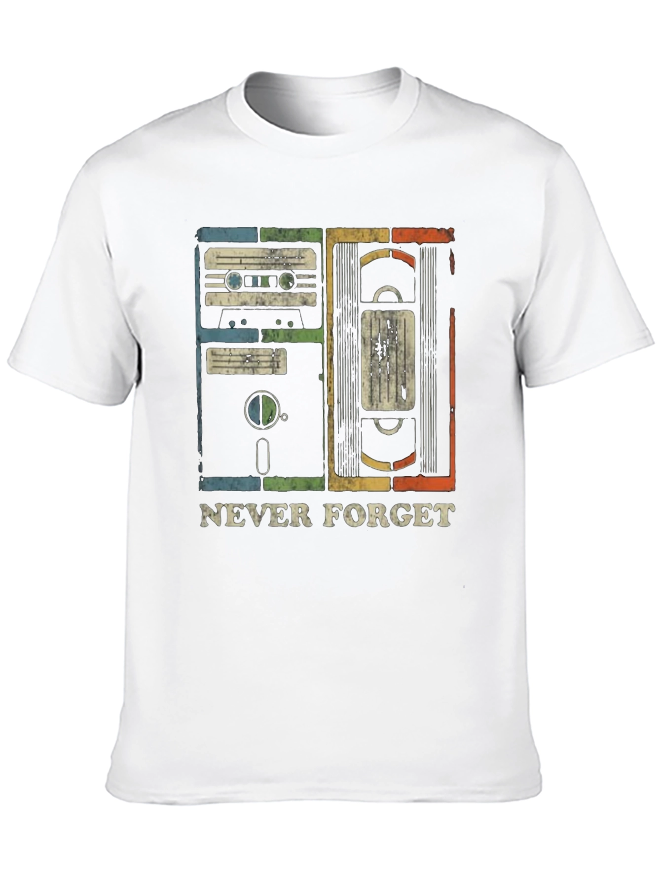 Retro Tech Never Forget Graphic Tee
