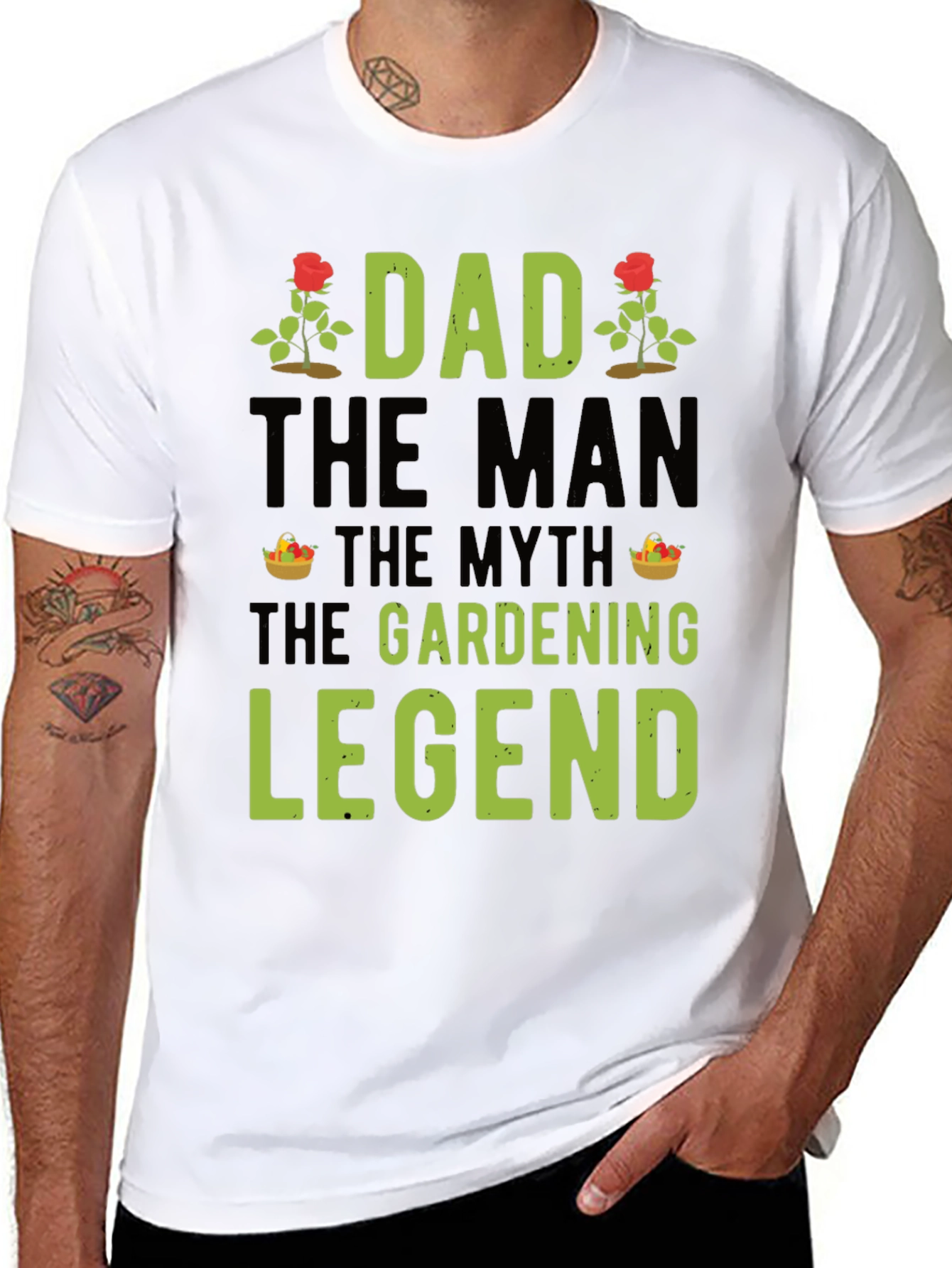 Dad The Gardening Legend T-Shirt - Perfect Gift!