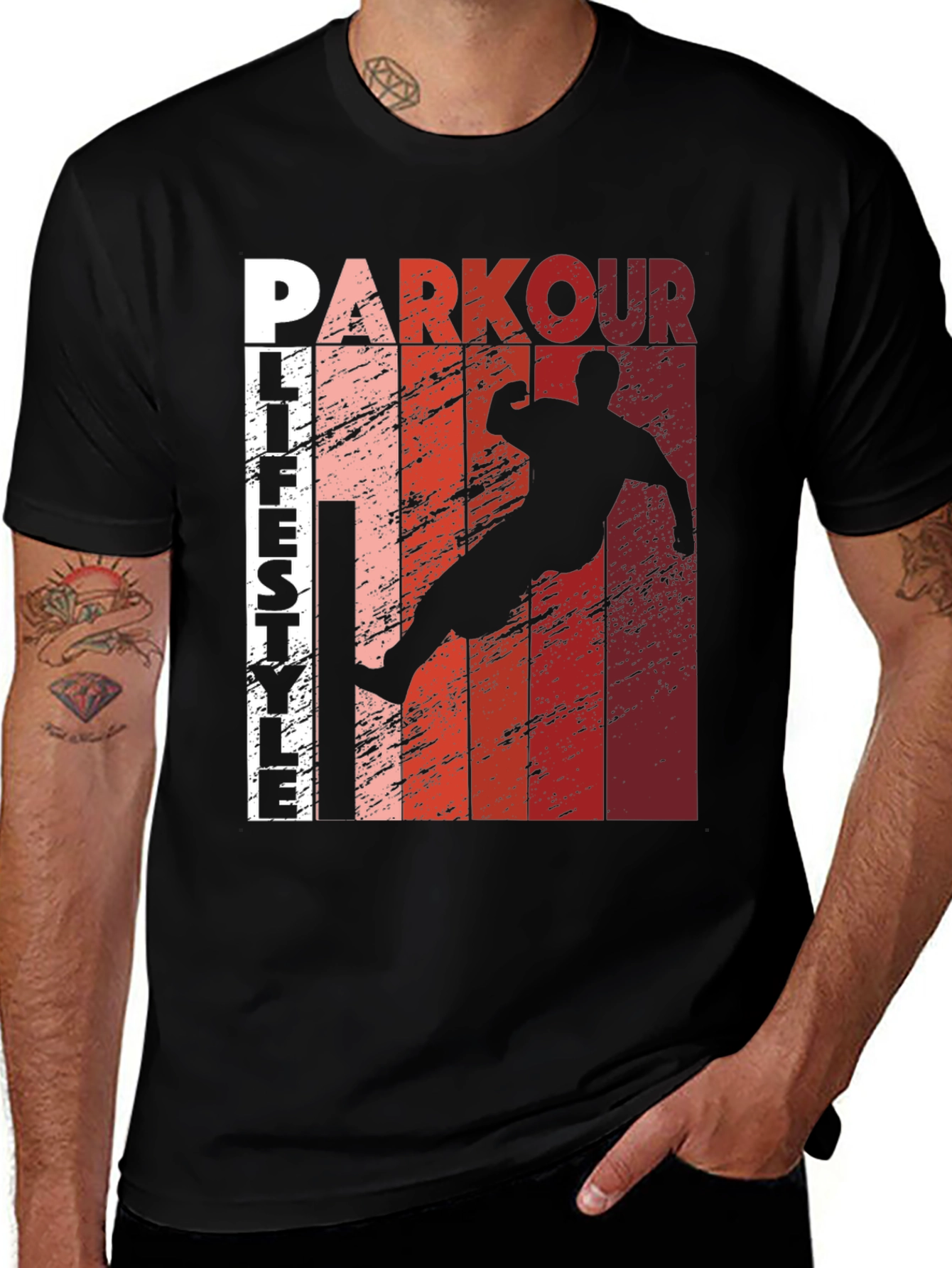Parkour Lifestyle Graphic Tee