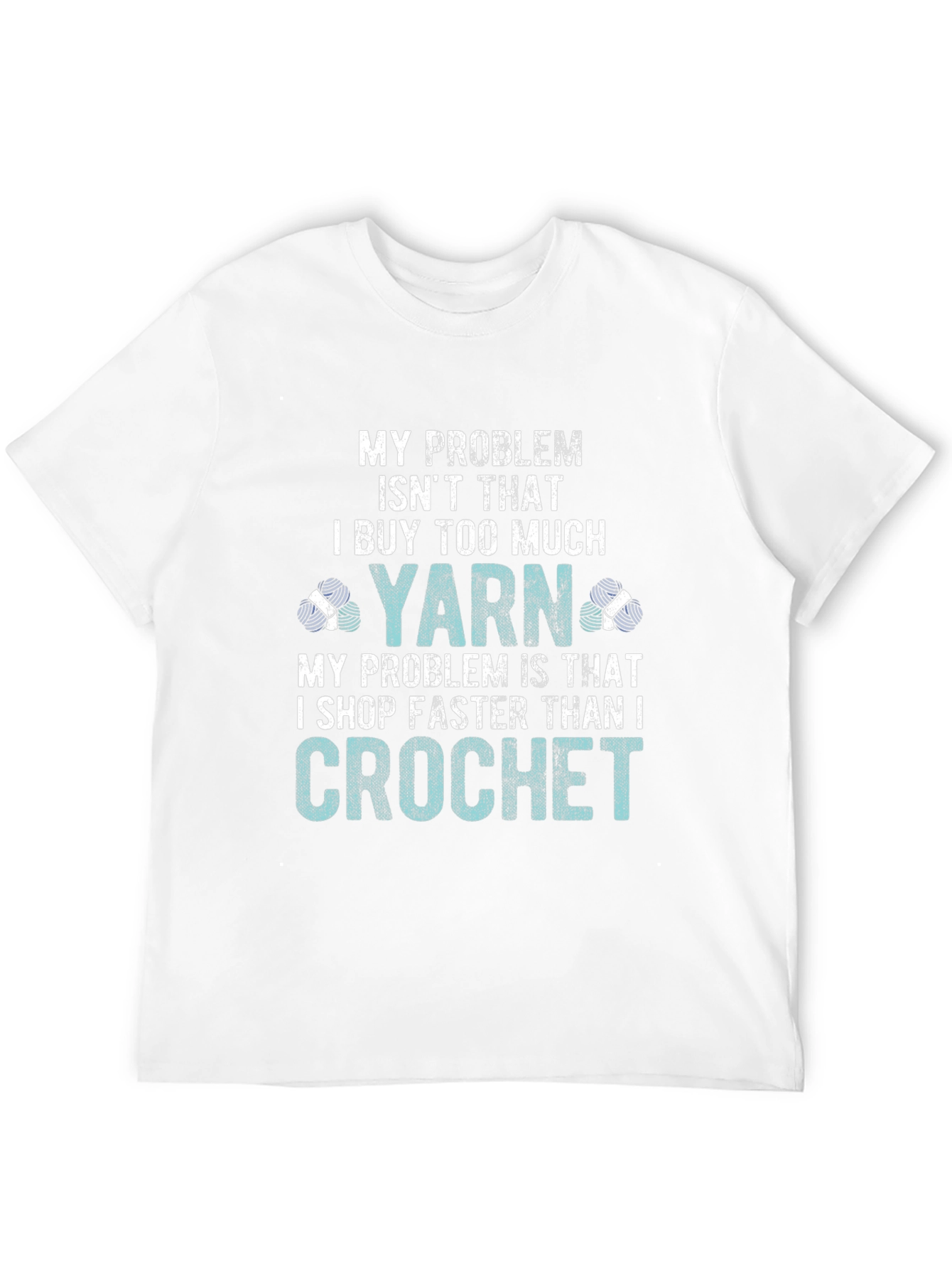 Funny Crochet T-Shirt - Yarn Lover Tee