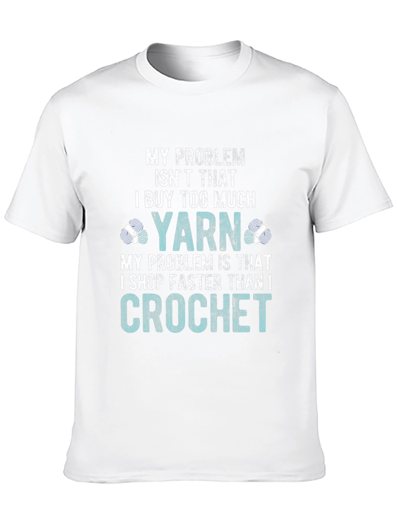 Funny Crochet T-Shirt - Yarn Lover Tee