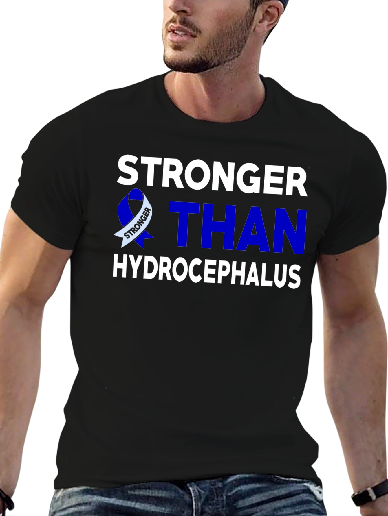 Stronger Than Hydrocephalus Awareness T-Shirt