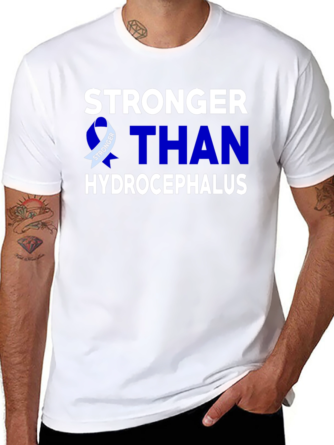 Stronger Than Hydrocephalus Awareness T-Shirt