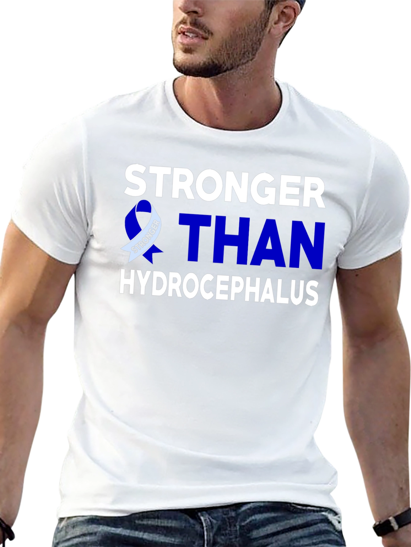 Stronger Than Hydrocephalus Awareness T-Shirt