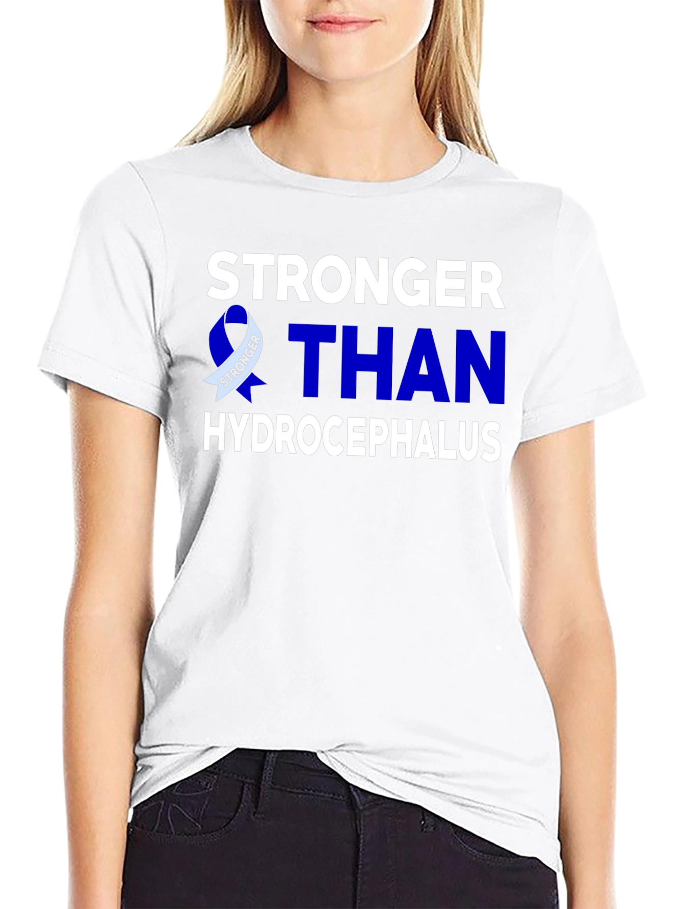 Stronger Than Hydrocephalus Awareness T-Shirt