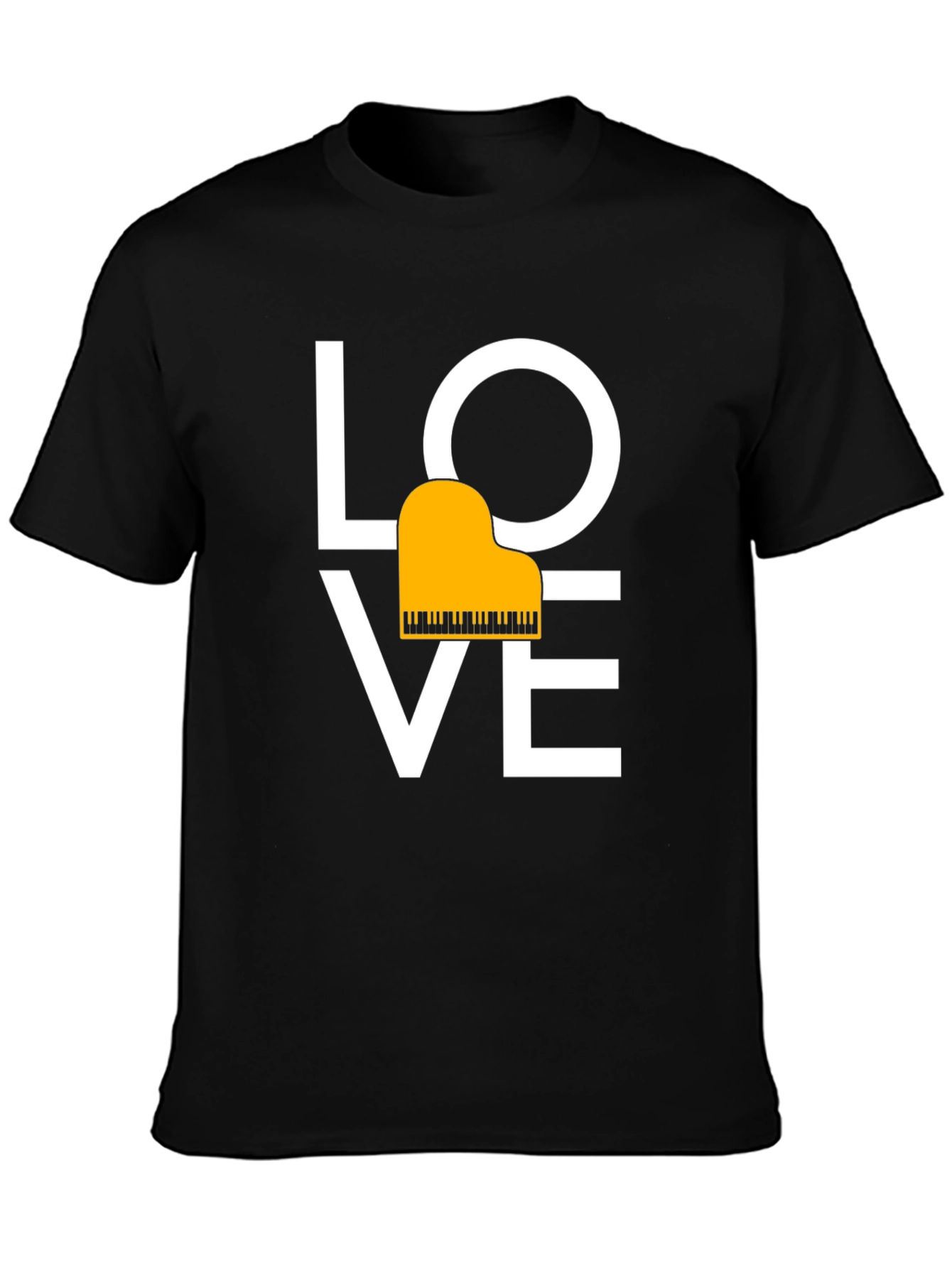 Love Piano T-Shirt - Musical Passion Tee