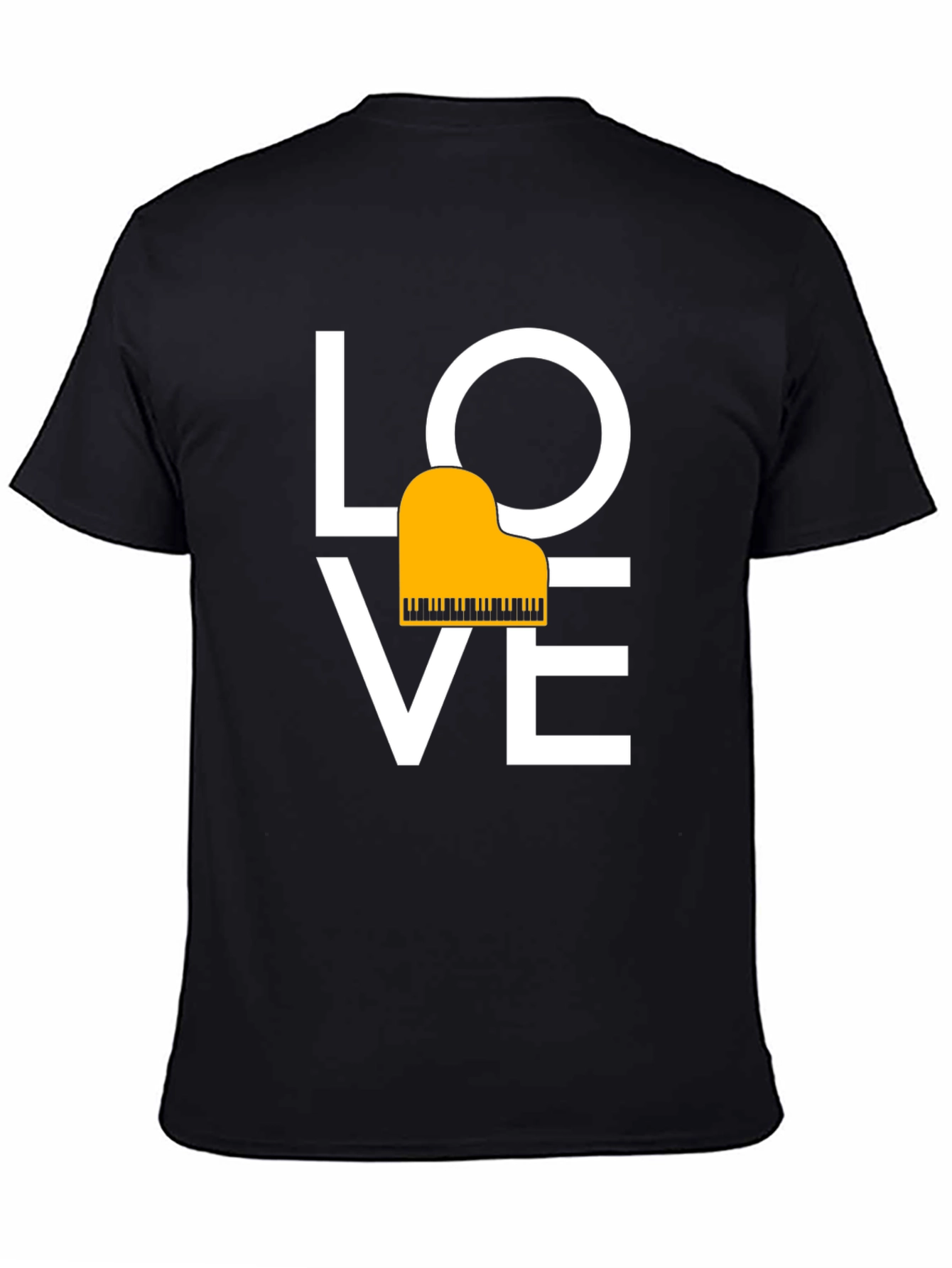 Love Piano T-Shirt - Musical Passion Tee
