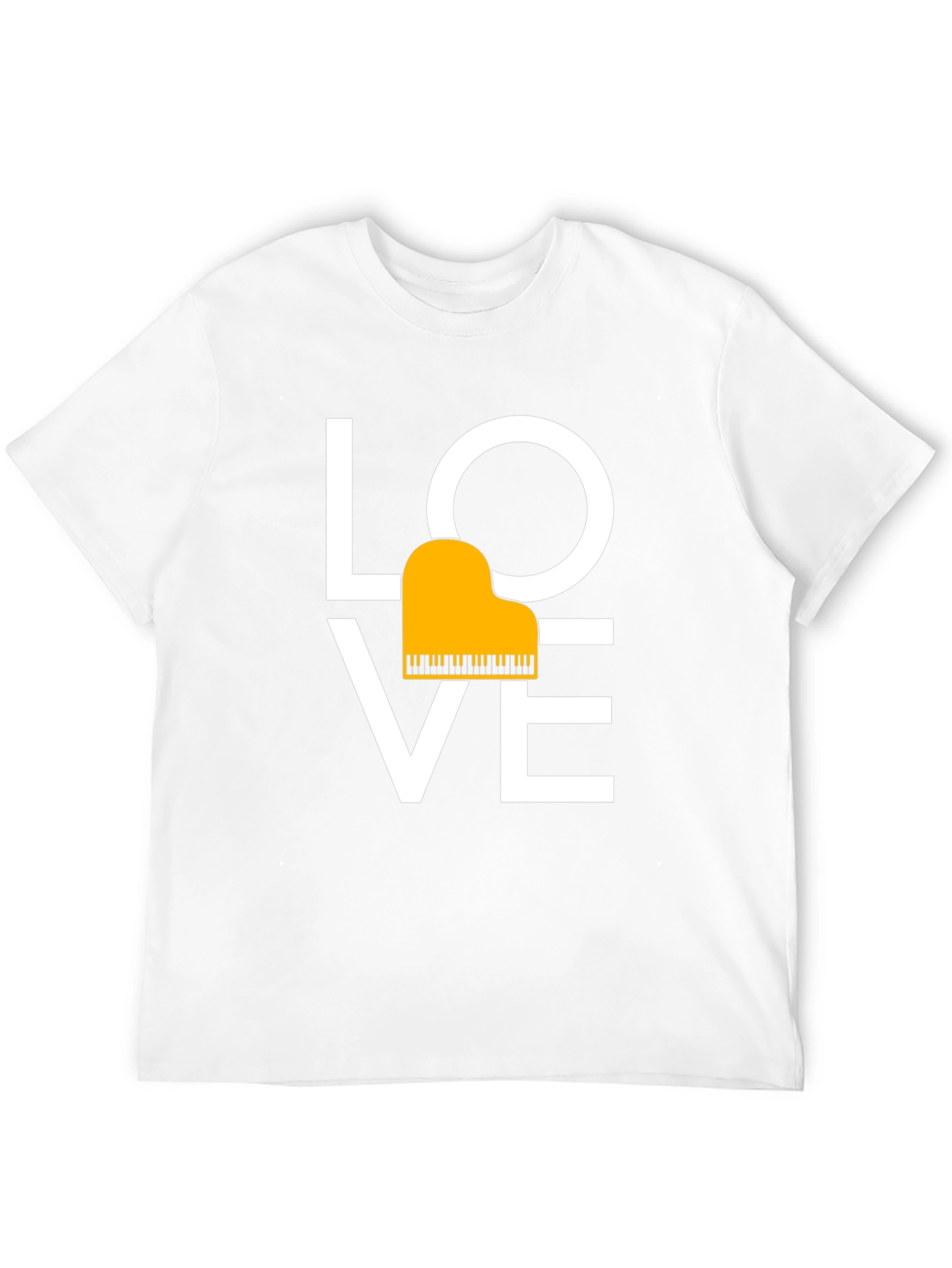 Love Piano T-Shirt - Musical Passion Tee