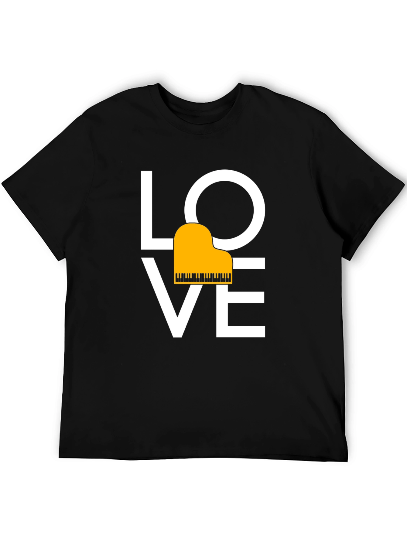 Love Piano T-Shirt - Musical Passion Tee