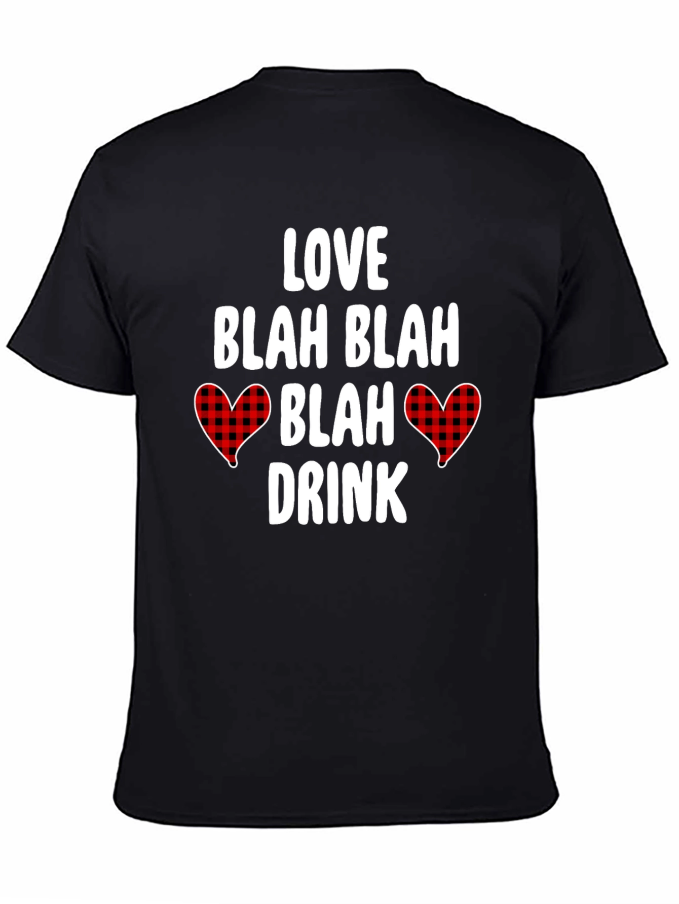 Love Blah Blah Valentines Graphic Tee