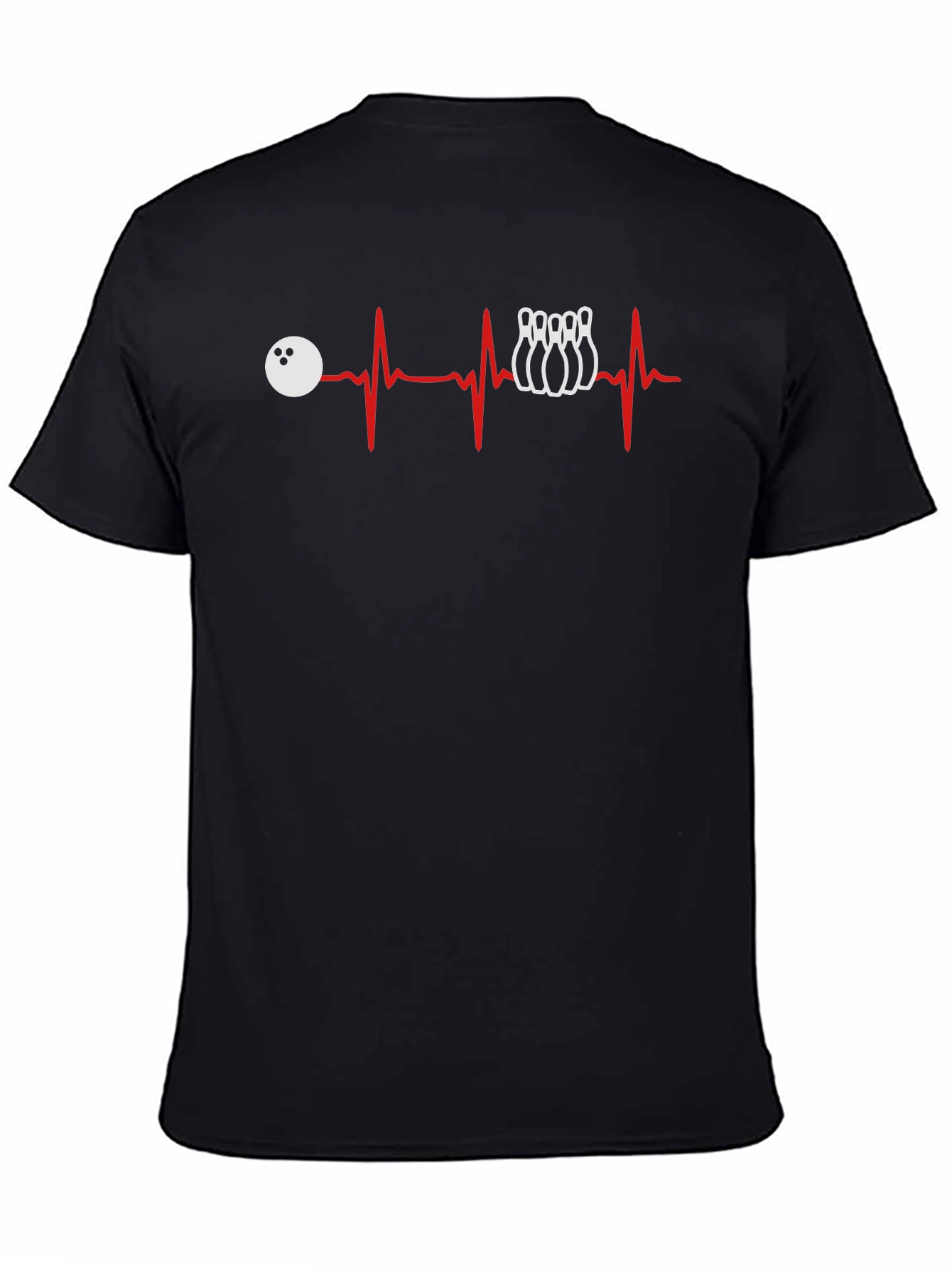 Bowling Heartbeat T-Shirt - Strike Lover Tee