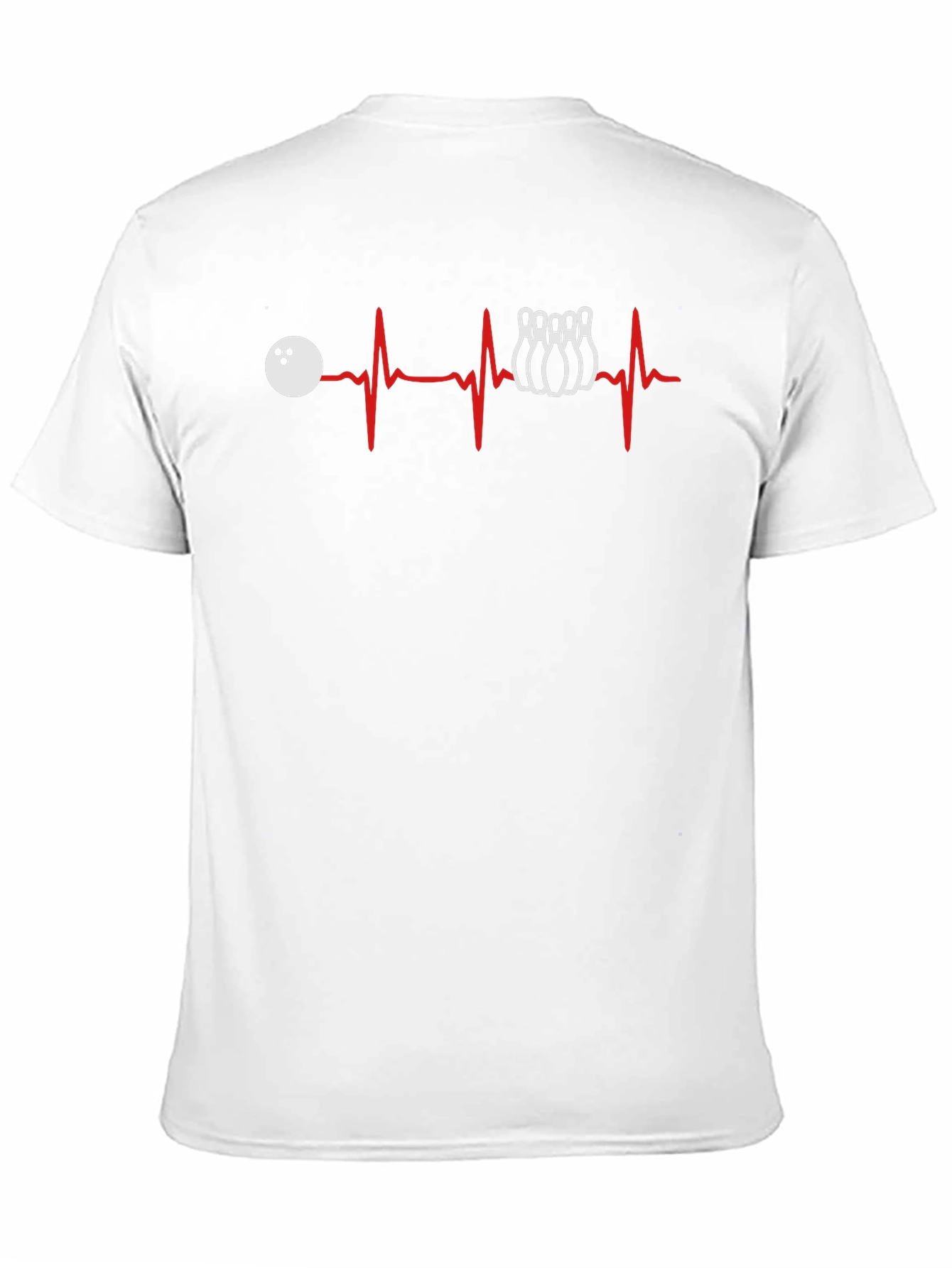 Bowling Heartbeat T-Shirt - Strike Lover Tee