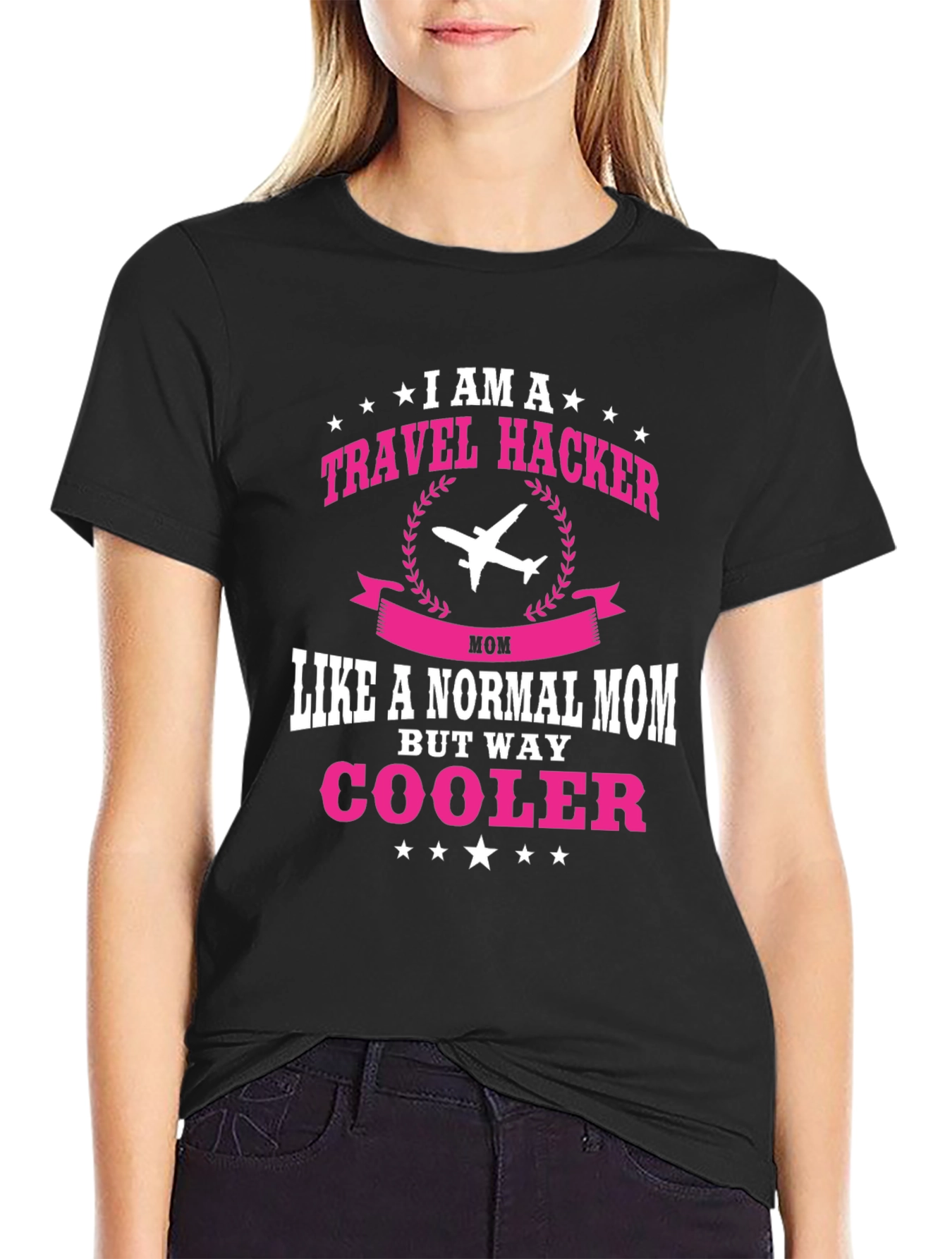 Travel Hacker Mom Graphic Tee