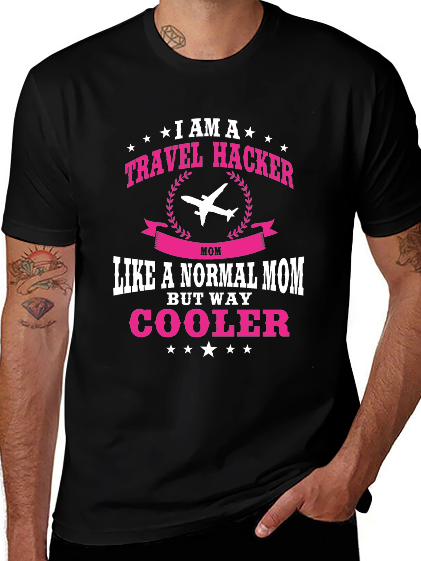 Travel Hacker Mom Graphic Tee
