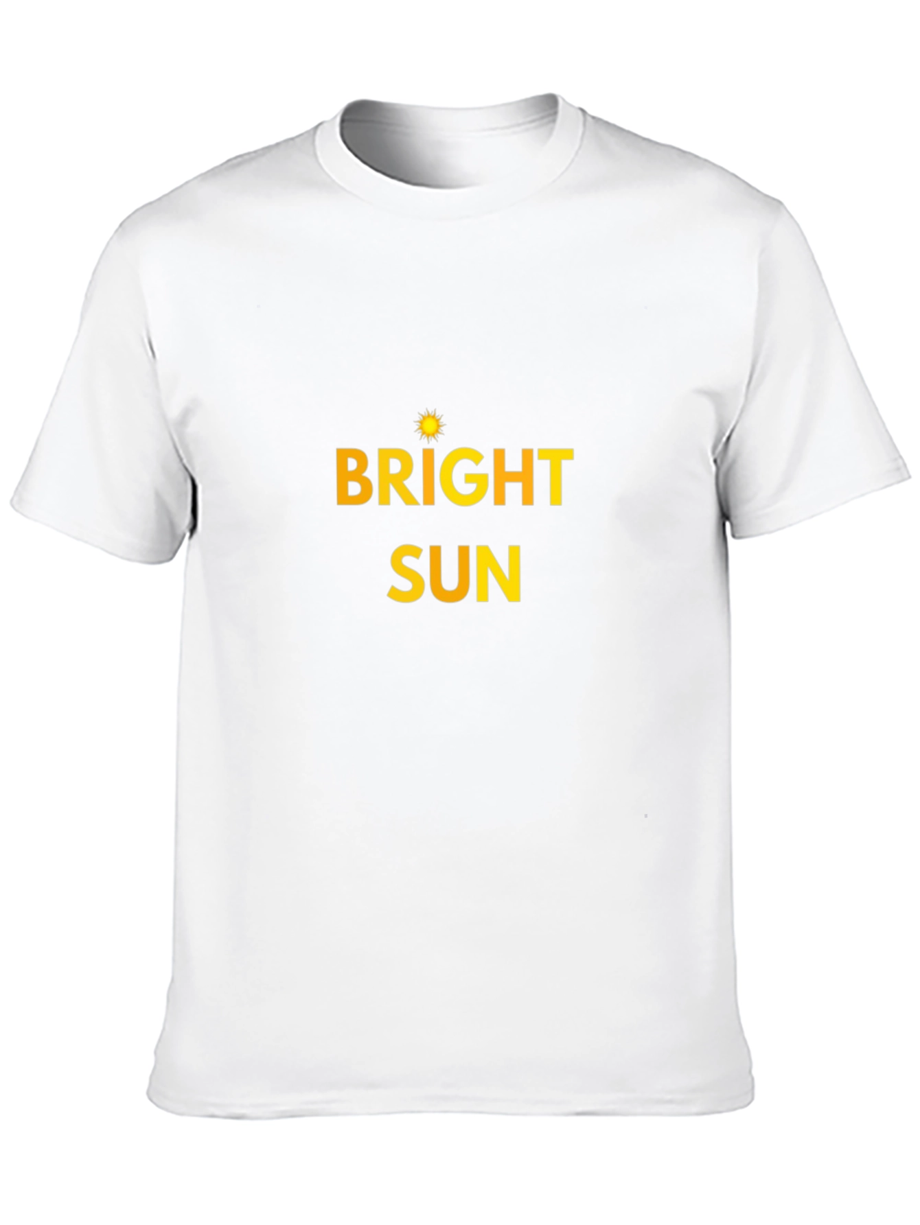 Bright Sun Graphic Tee - Black Cotton T-Shirt