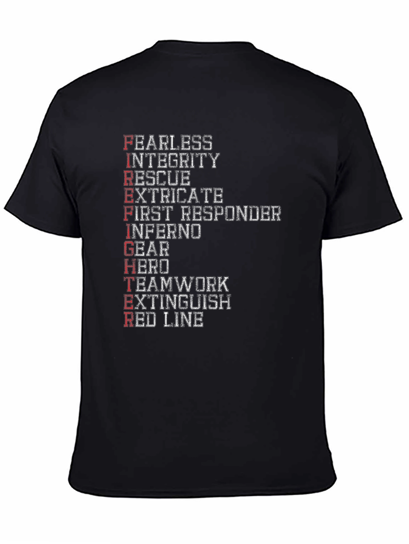 Firefighter Acronym Graphic Tee