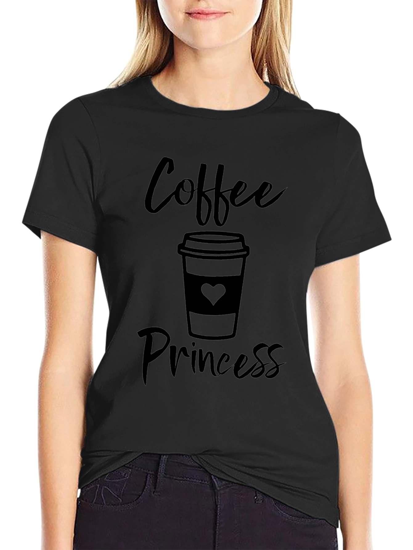 Coffee Princess Black T-Shirt