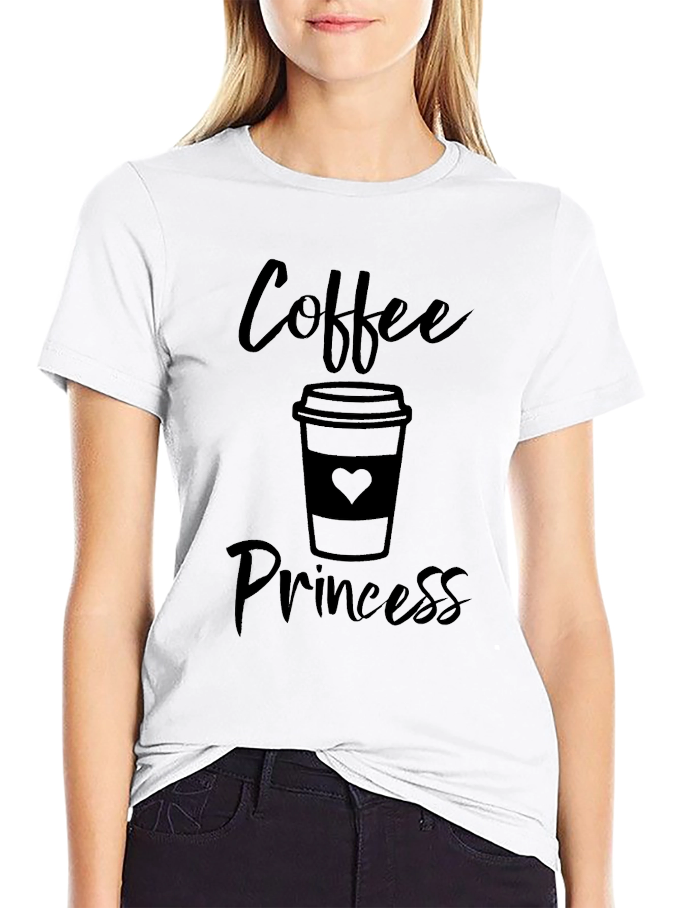 Coffee Princess Black T-Shirt