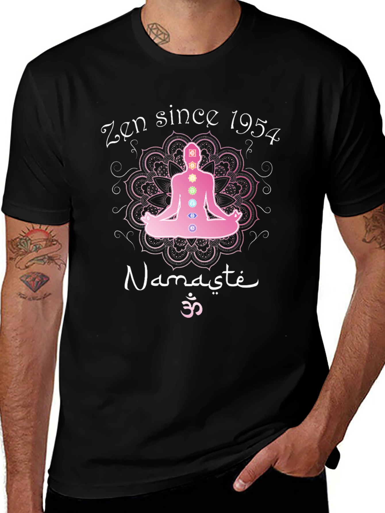 Zen Since 1954 Namaste Meditation T-Shirt