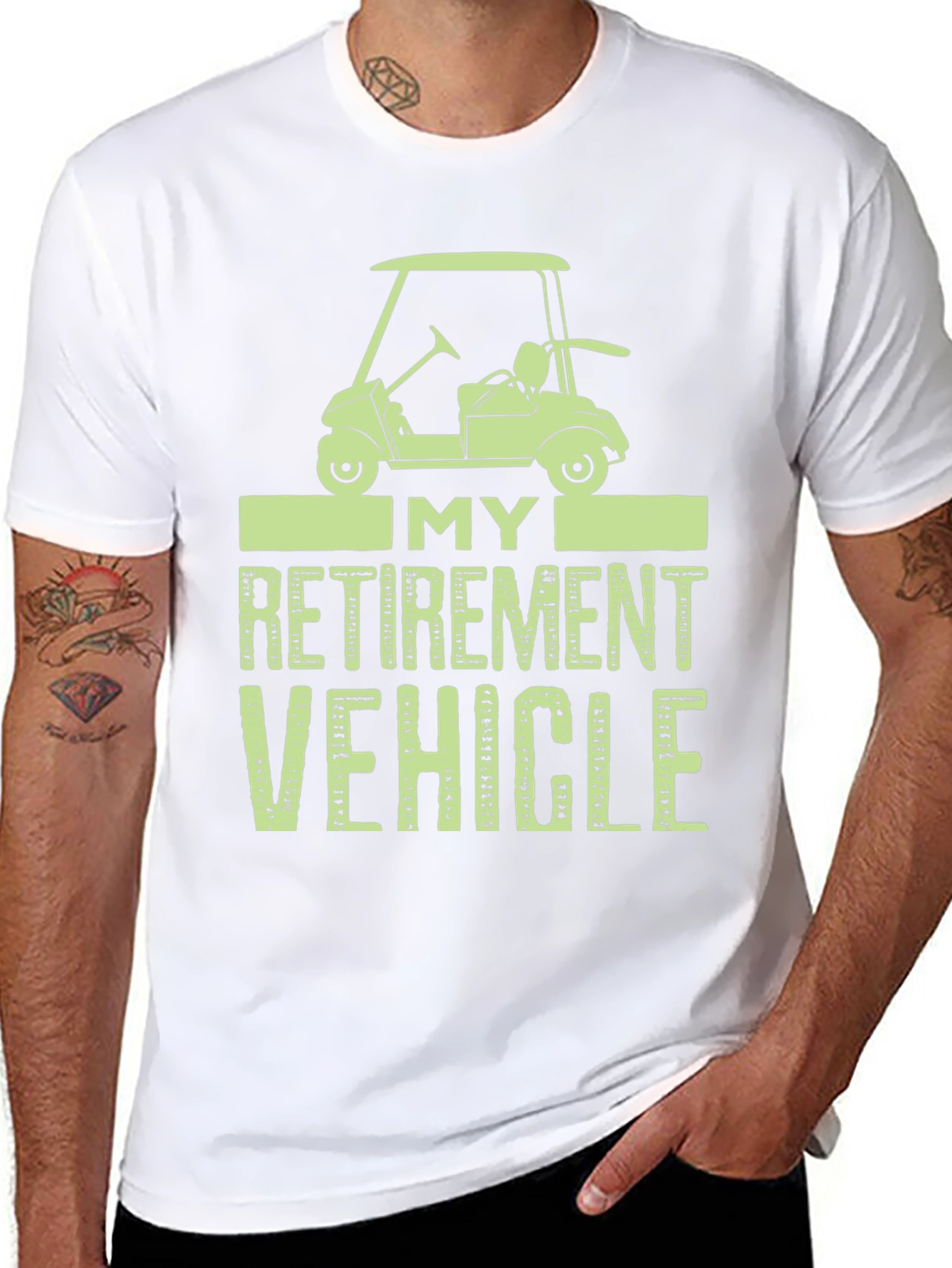 My Retirement Vehicle Funny Golf T-Shirt