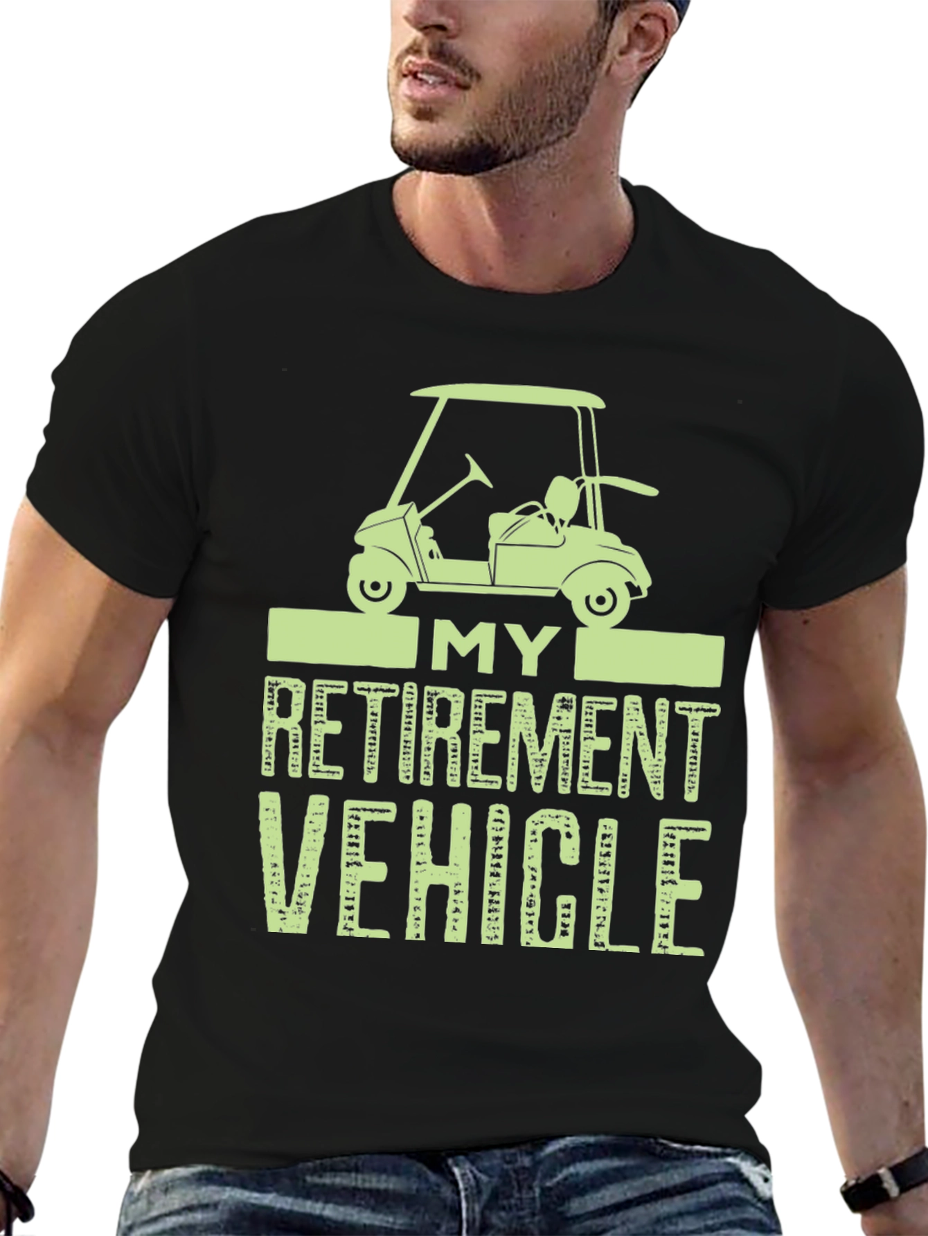My Retirement Vehicle Funny Golf T-Shirt