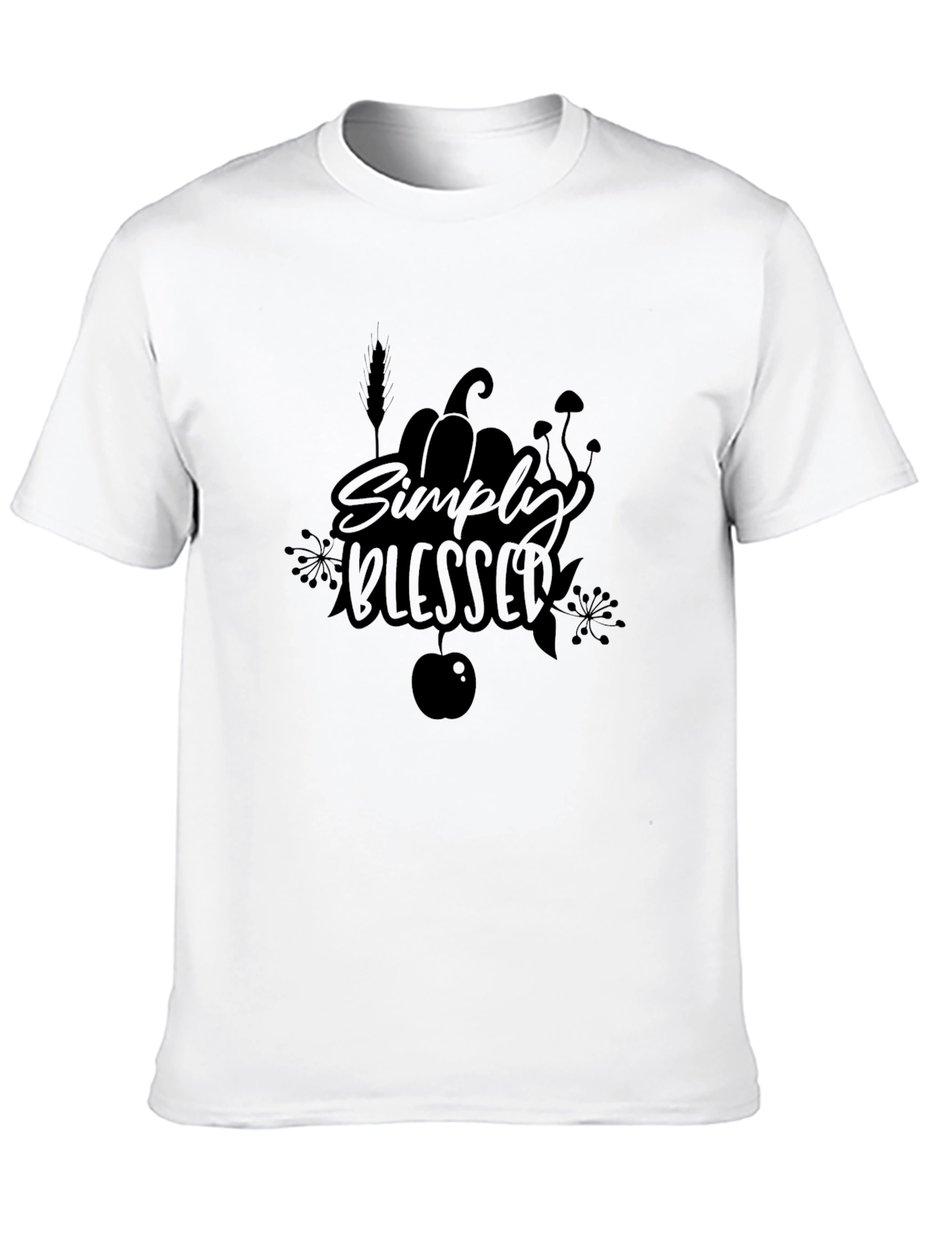 Simply Blessed Black T-Shirt