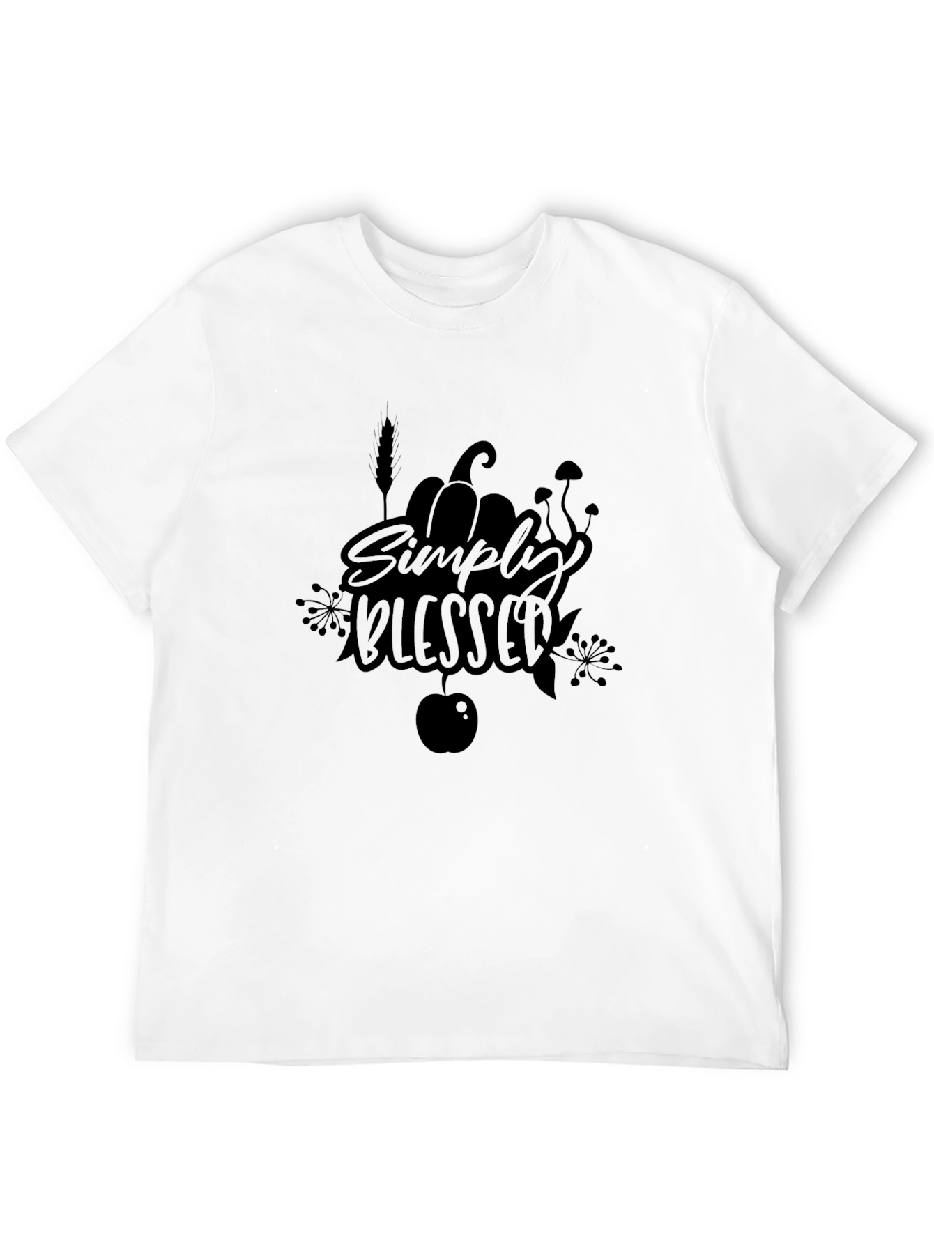 Simply Blessed Black T-Shirt