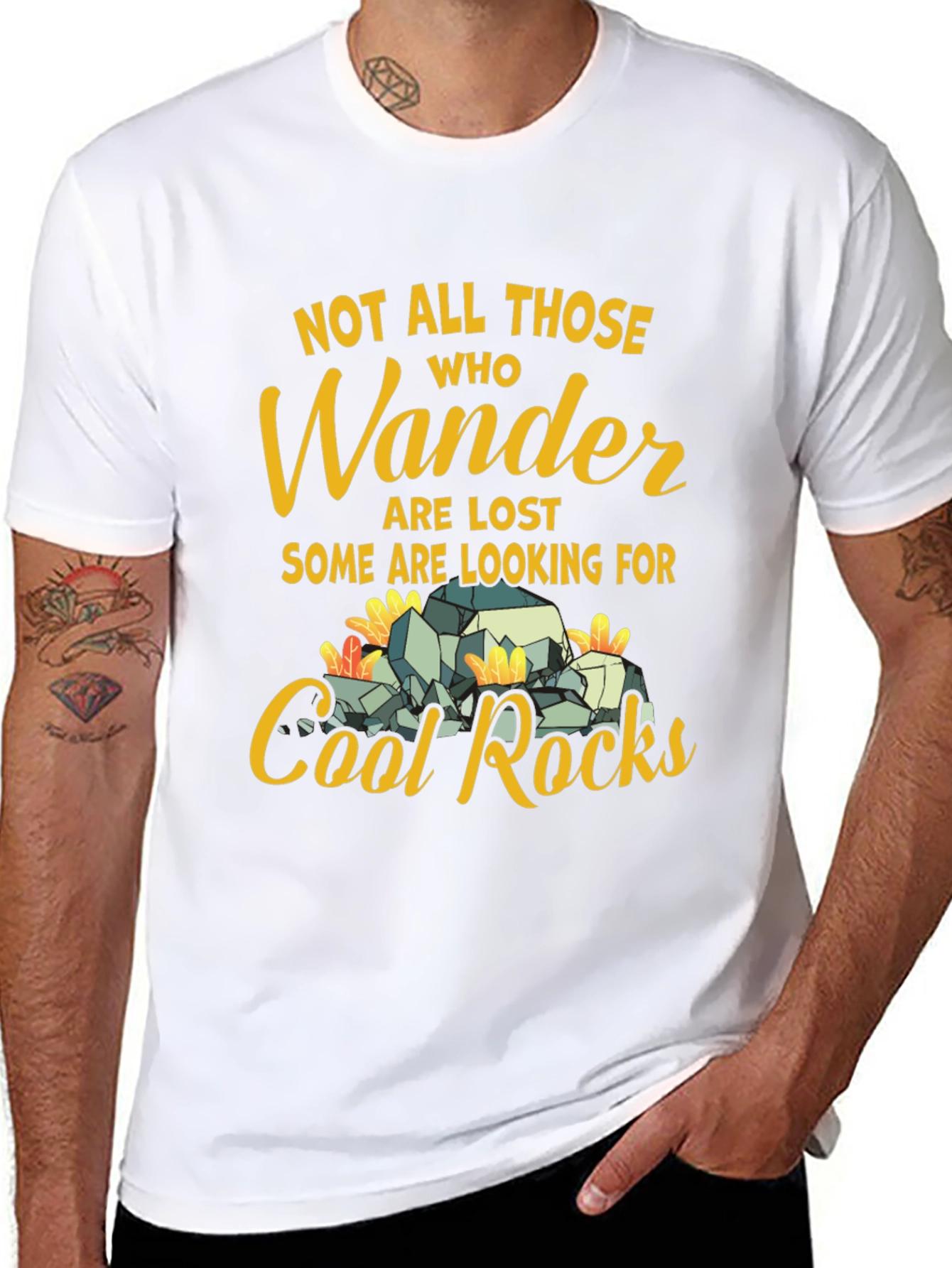 Wander Cool Rocks T-Shirt - Find Your Adventure!