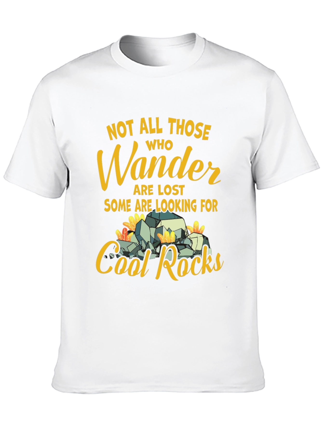 Wander Cool Rocks T-Shirt - Find Your Adventure!