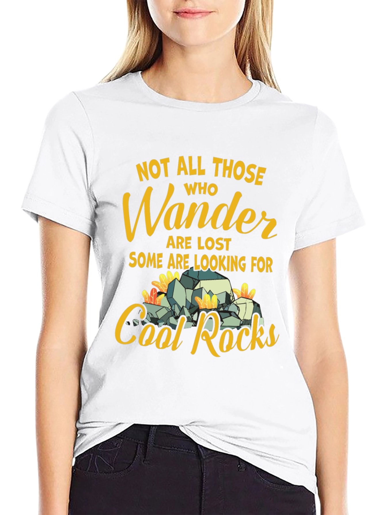 Wander Cool Rocks T-Shirt - Find Your Adventure!