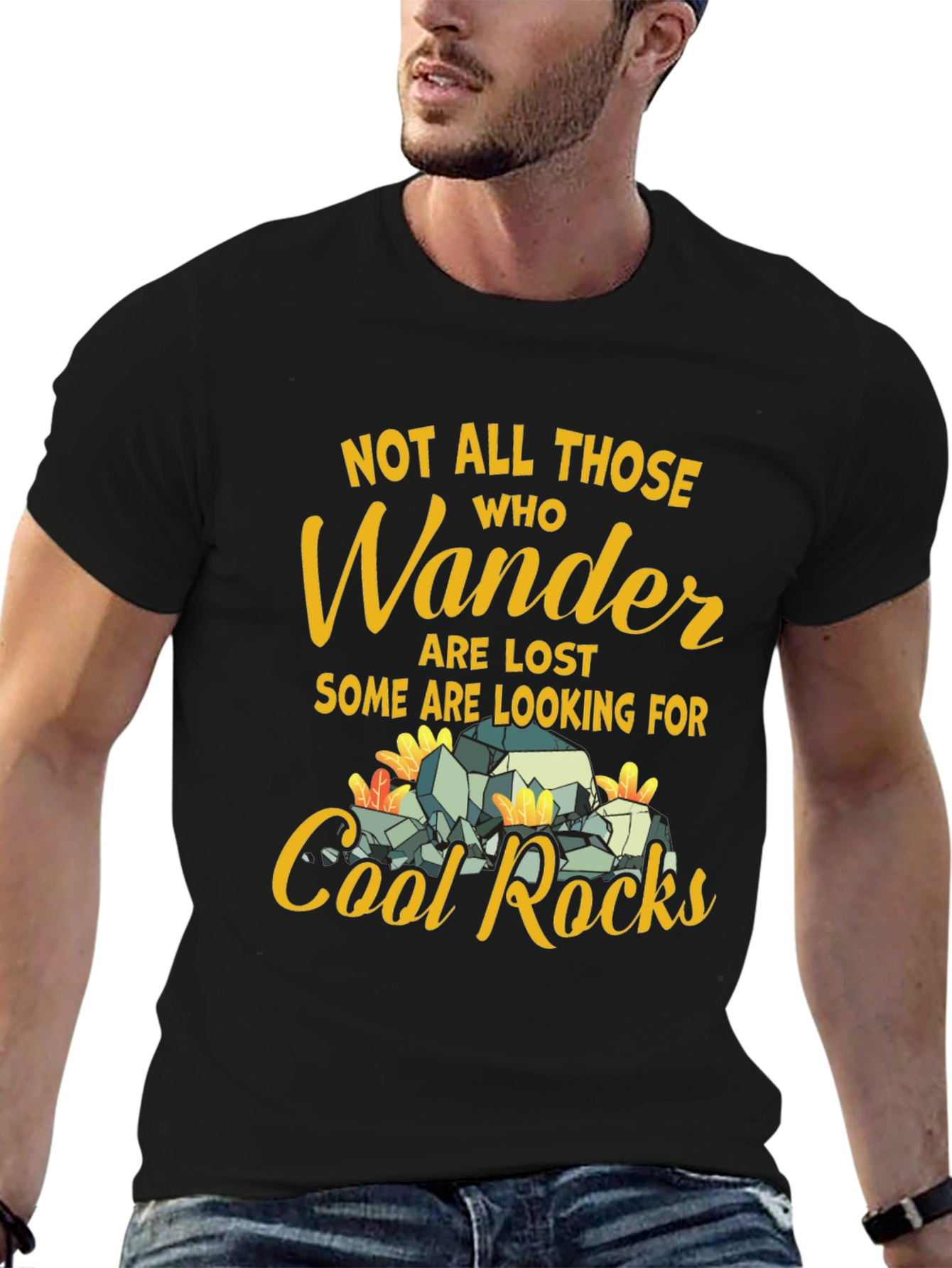 Wander Cool Rocks T-Shirt - Find Your Adventure!