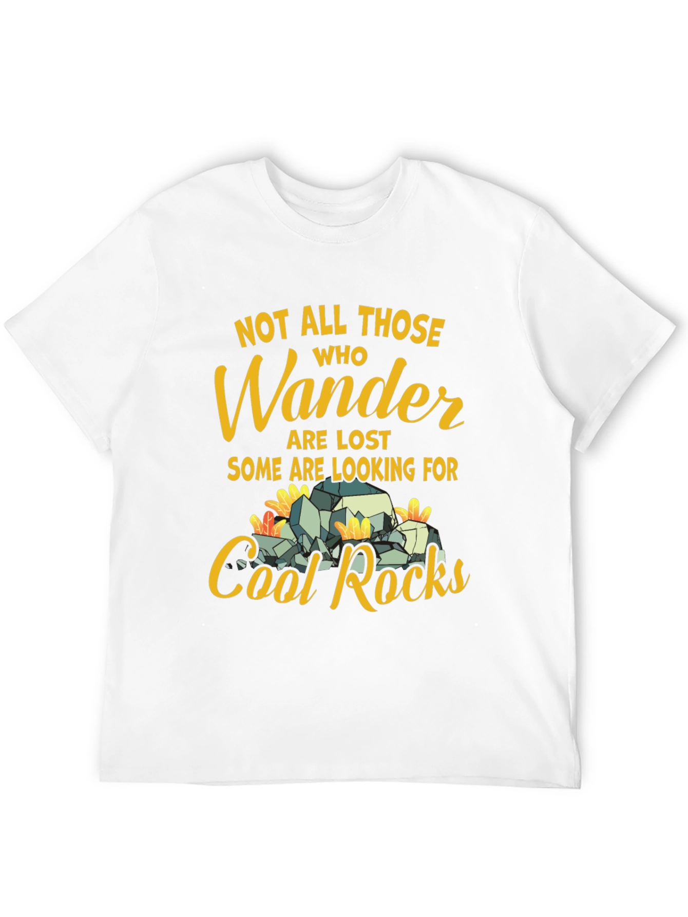 Wander Cool Rocks T-Shirt - Find Your Adventure!