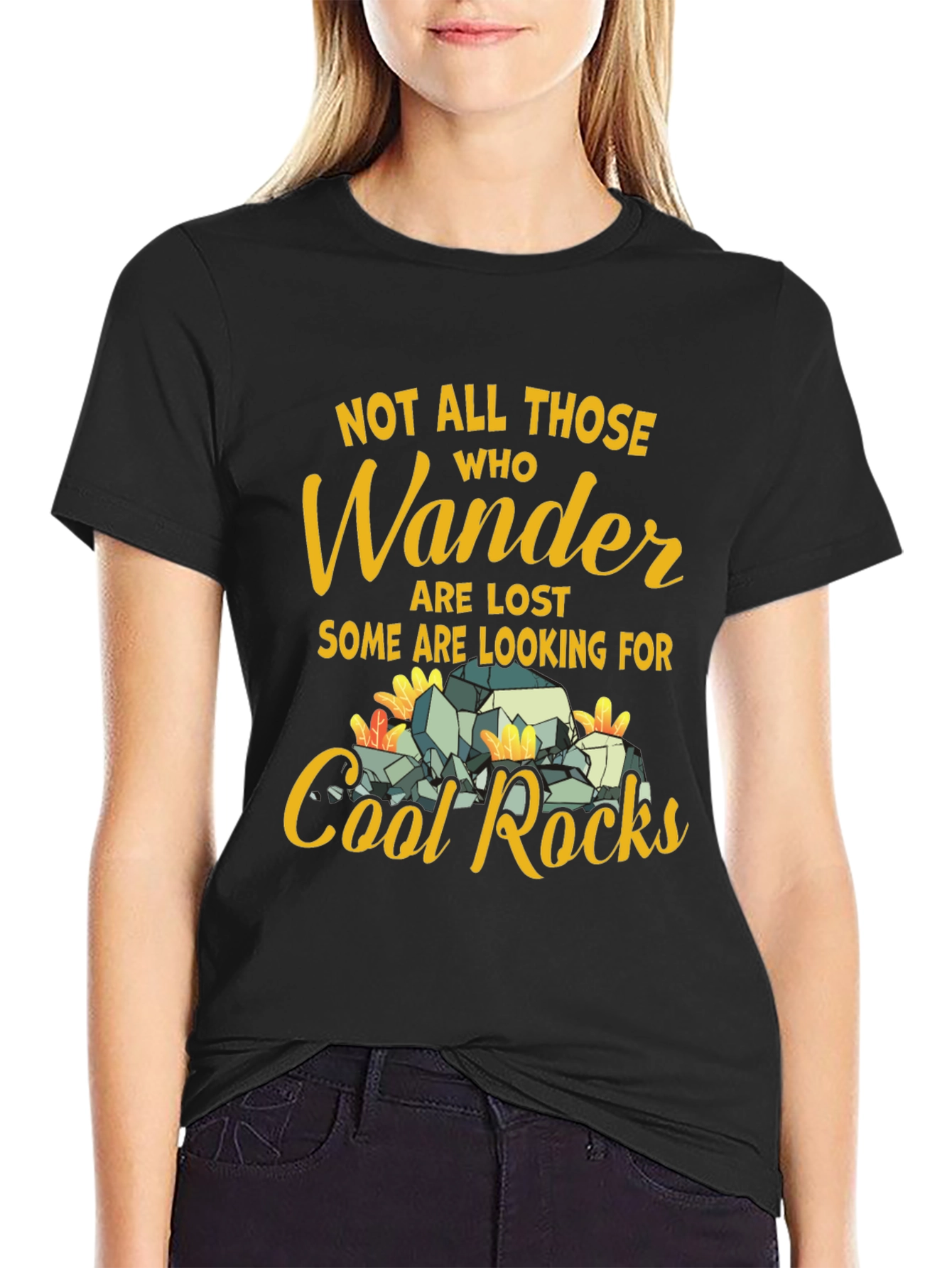 Wander Cool Rocks T-Shirt - Find Your Adventure!