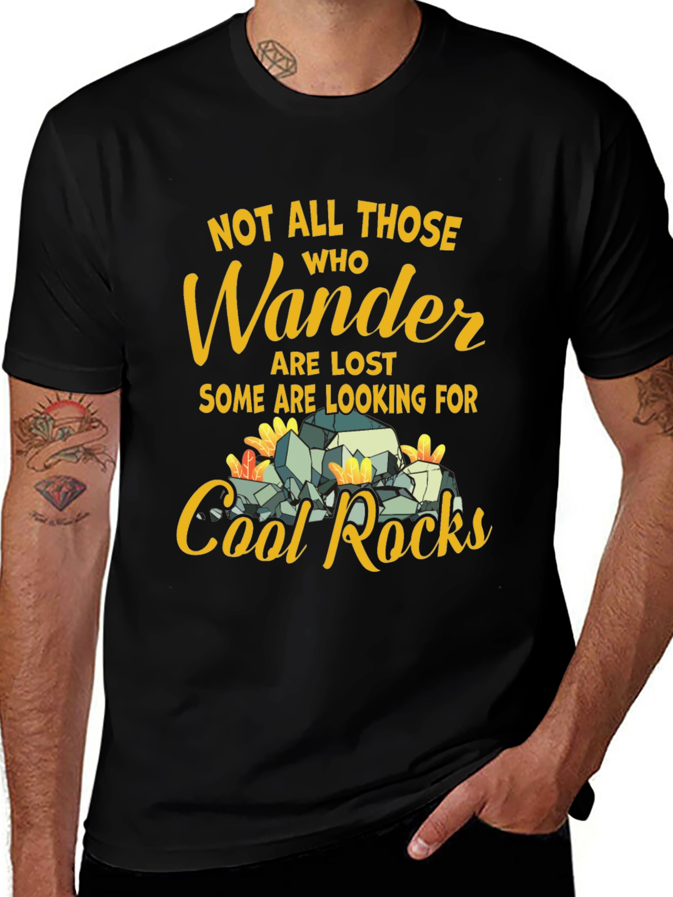 Wander Cool Rocks T-Shirt - Find Your Adventure!