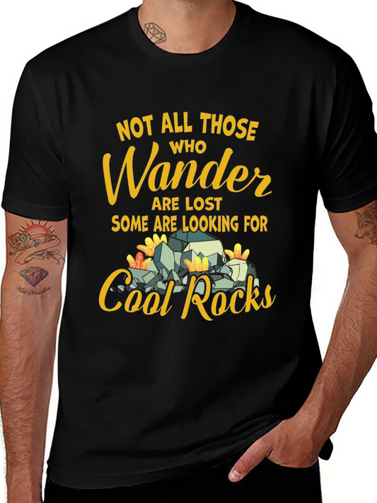 Wander Cool Rocks T-Shirt - Find Your Adventure!
