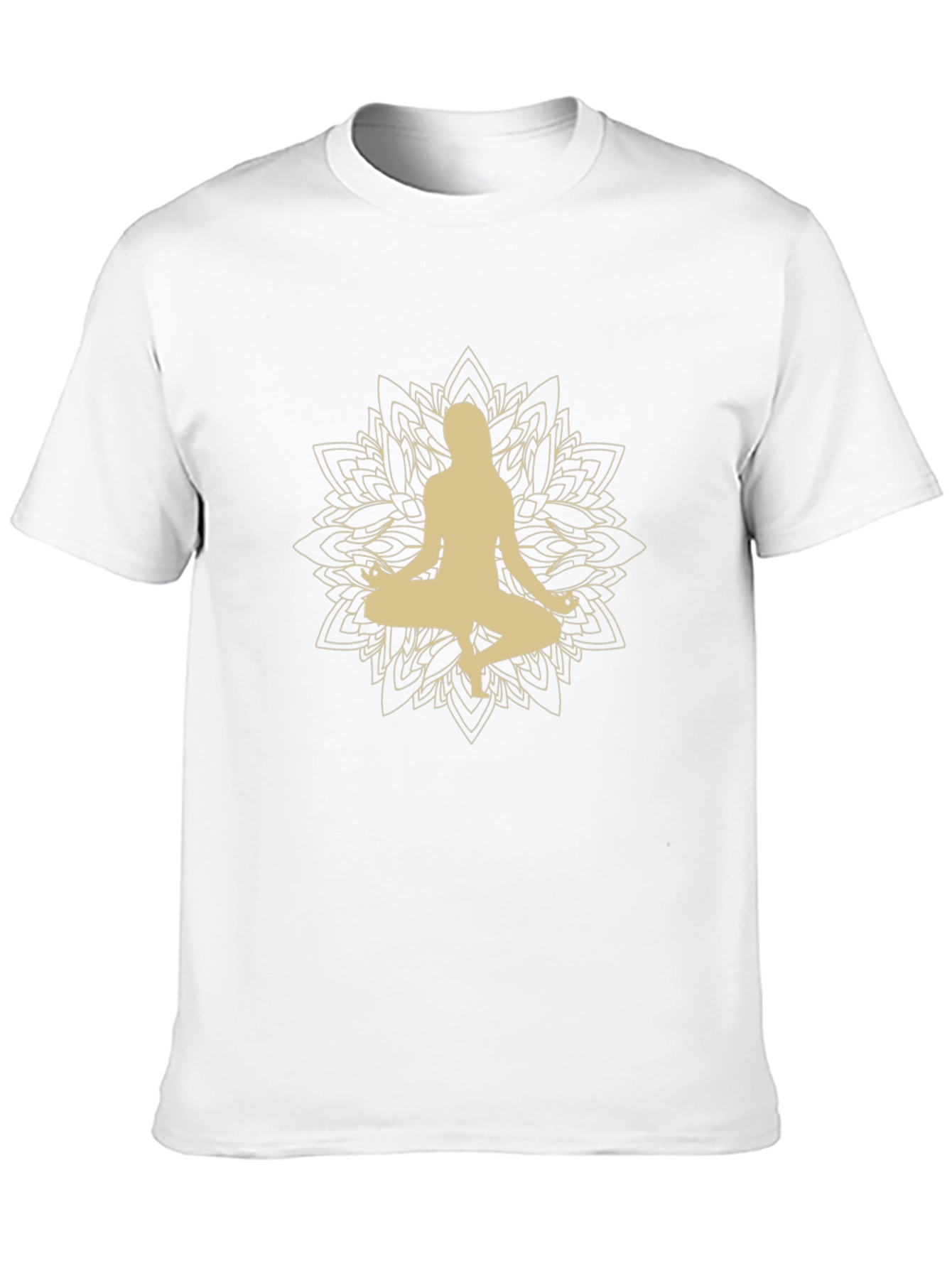 Yoga Mandala Graphic T-Shirt