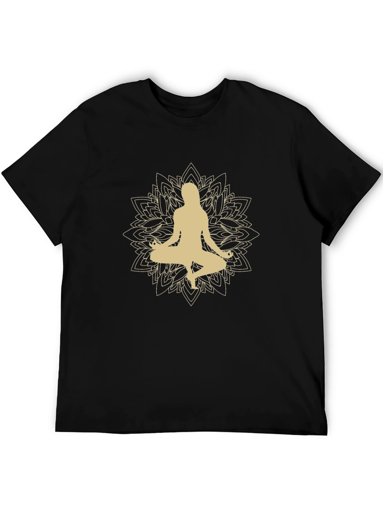 Yoga Mandala Graphic T-Shirt