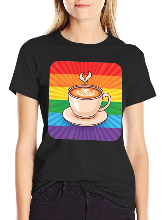 Rainbow Coffee Lover T-Shirt