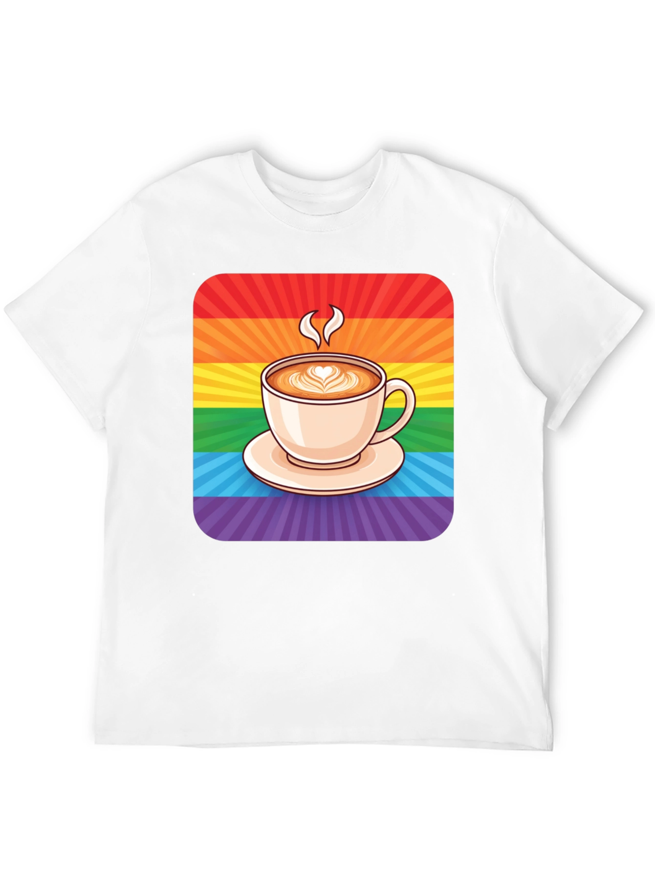 Rainbow Coffee Lover T-Shirt