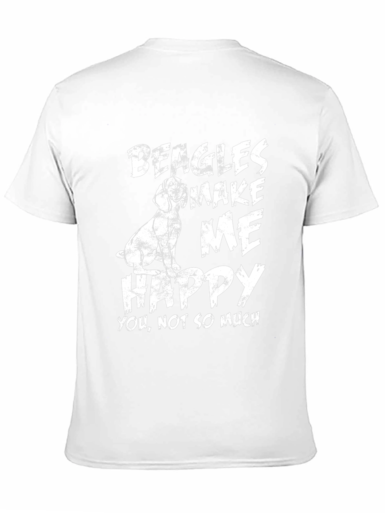 Beagles Make Me Happy Graphic T-Shirt
